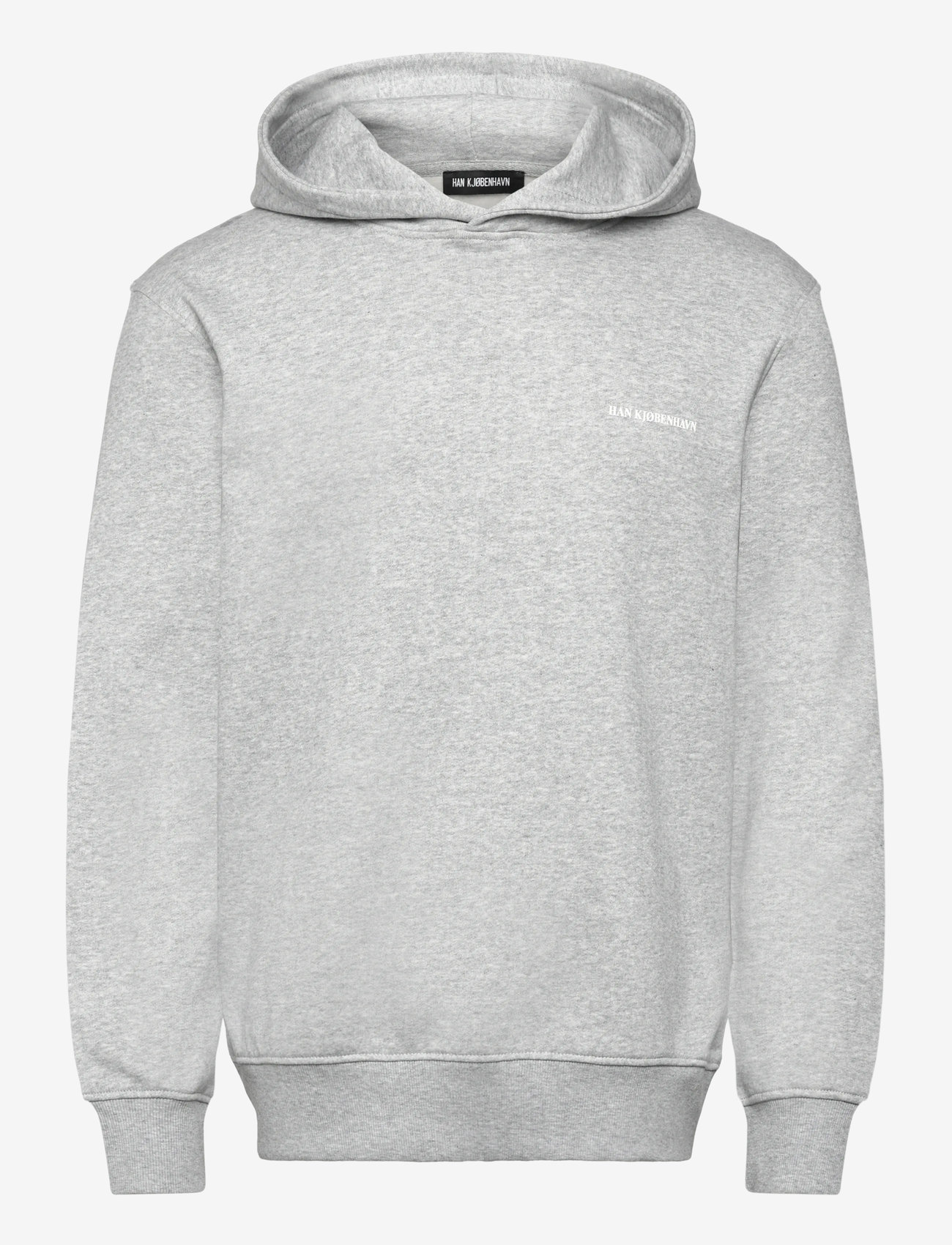 HAN Kjøbenhavn - Regular Hoodie - kapuzenpullover - grey melange - 0