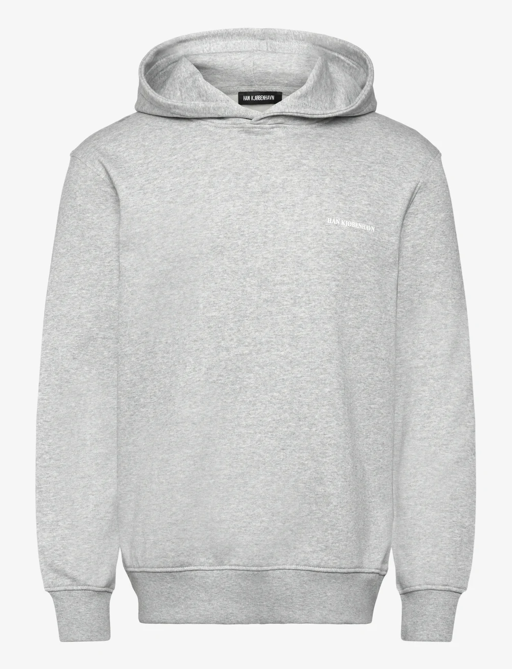 HAN Kjøbenhavn - Regular Hoodie - hoodies - grey melange - 0