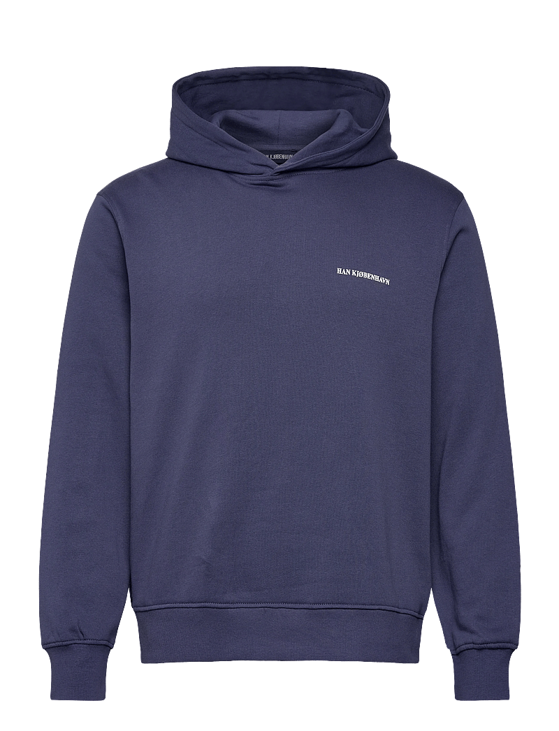 HAN Kjøbenhavn - Regular Hoodie - kapuutsiga dressipluusid - navy - 0
