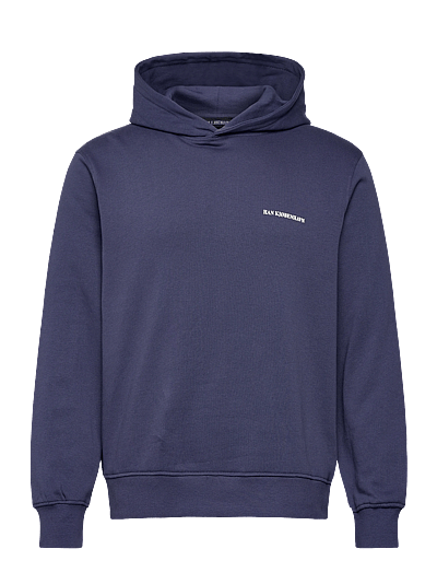 HAN Kjøbenhavn Regular Hoodie - Clothing - NAVY / navy