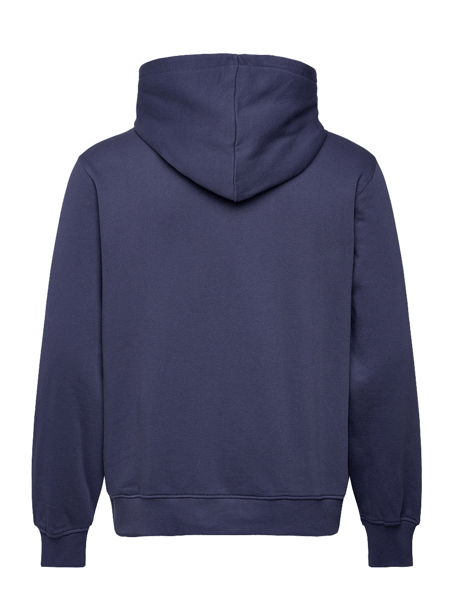 HAN Kjøbenhavn - Regular Hoodie - hættetrøjer - navy - 1