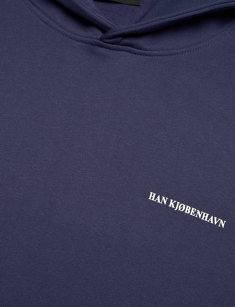 HAN Kjøbenhavn - Regular Hoodie - kapuutsiga dressipluusid - navy - 2