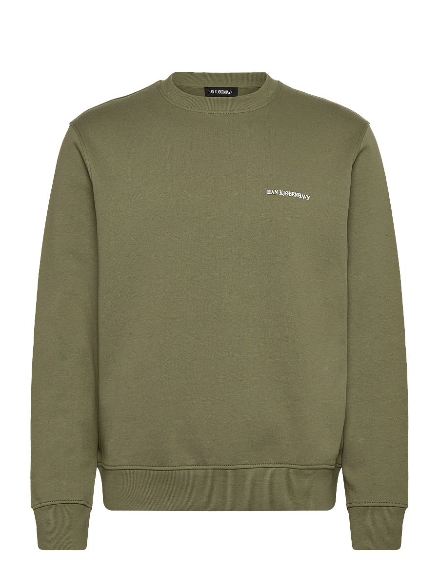 HAN Kjøbenhavn - Regular Crewneck - dark green - 0