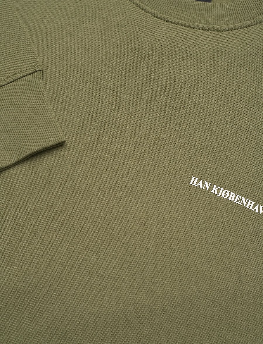 HAN Kjøbenhavn - Regular Crewneck - dark green - 2