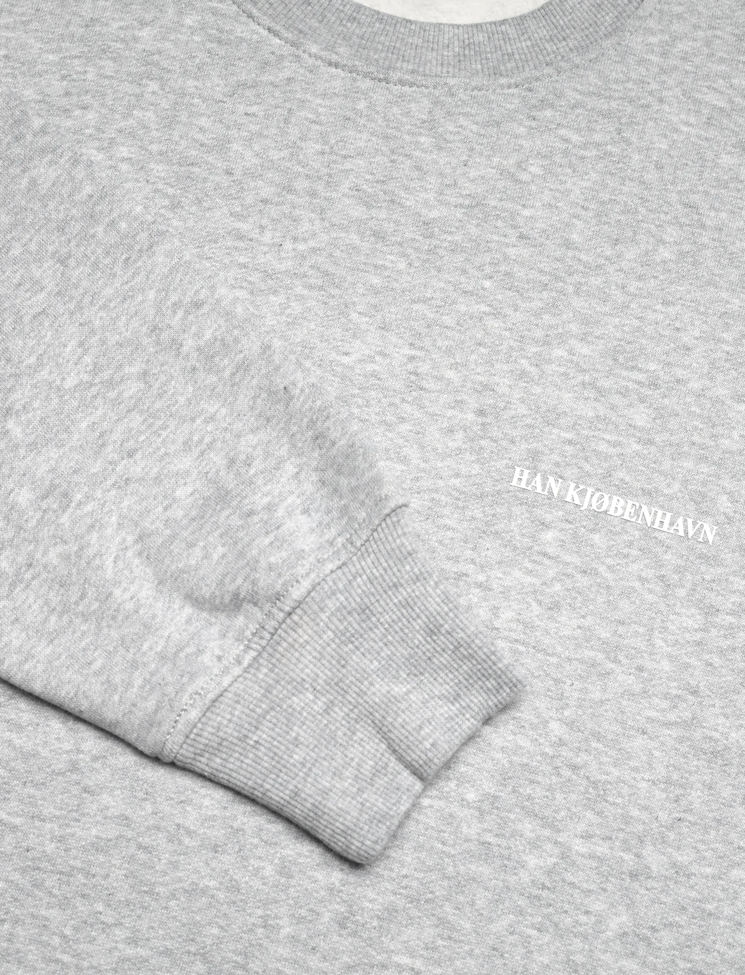 HAN Kjøbenhavn - Regular Crewneck - shop efter anledning - grey melange - 2