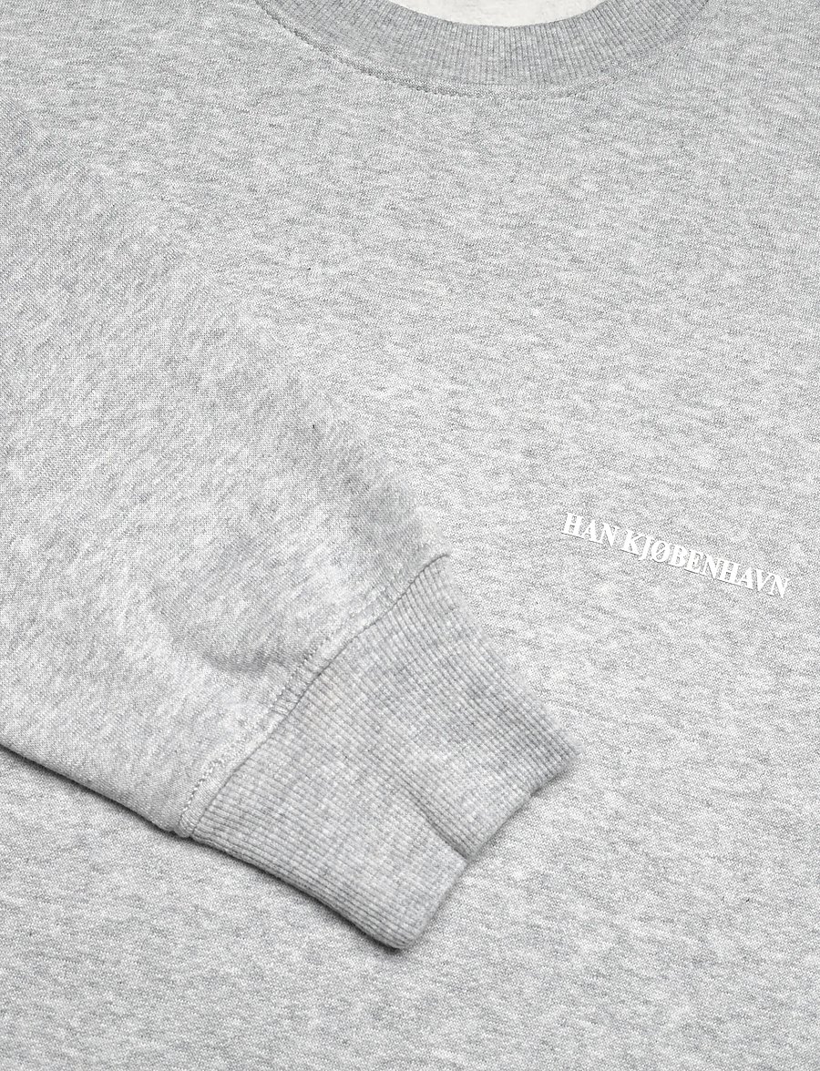 HAN Kjøbenhavn - Regular Crewneck - nach anlass kaufen - grey melange - 2