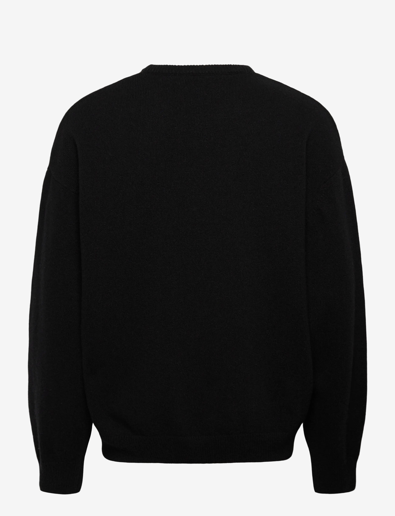 HAN Kjøbenhavn - Logo Relaxed Knit Sweater - pulls col rond - black - 1