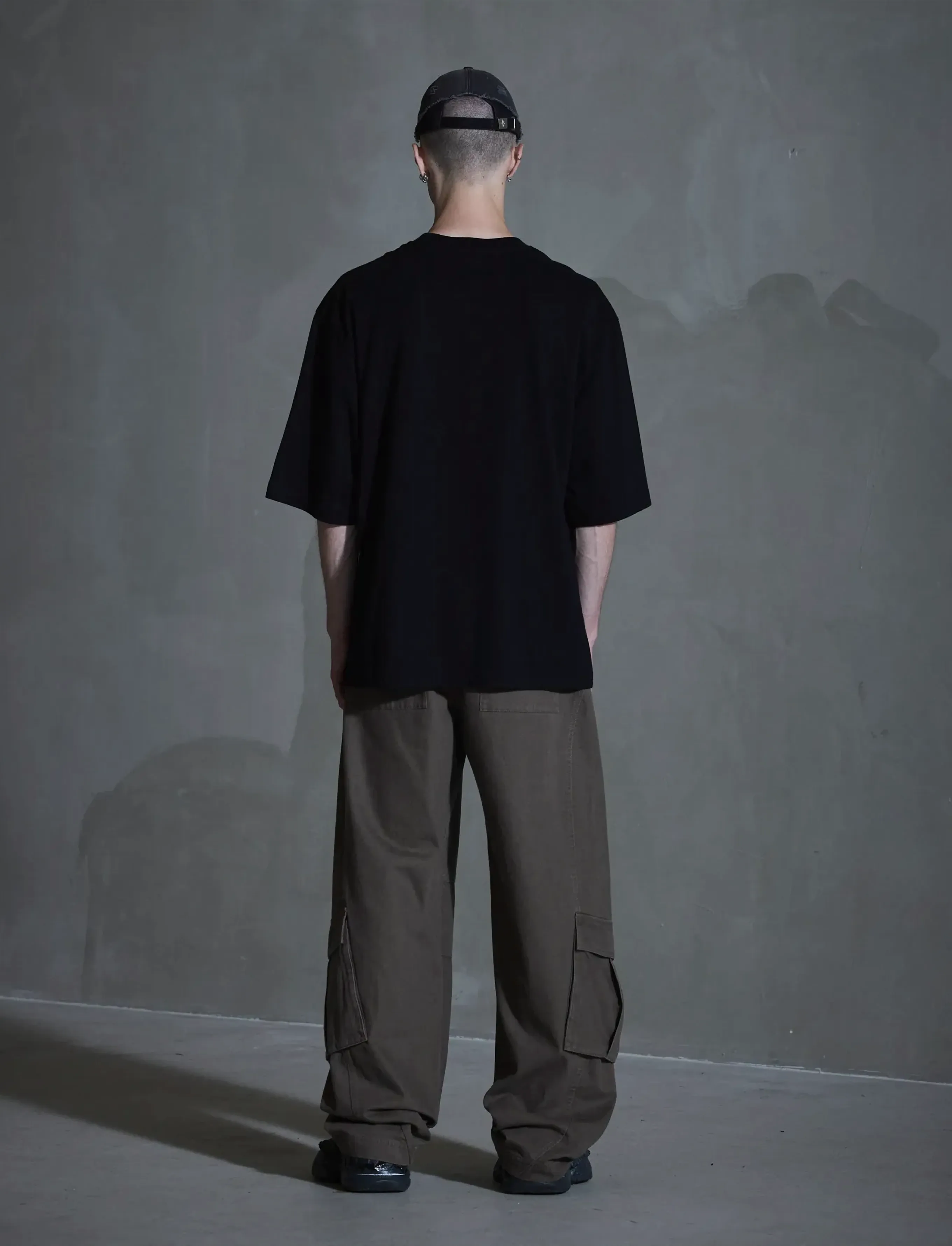 HAN Kjøbenhavn - Diamond Loose Tee - short-sleeved t-shirts - black - 3