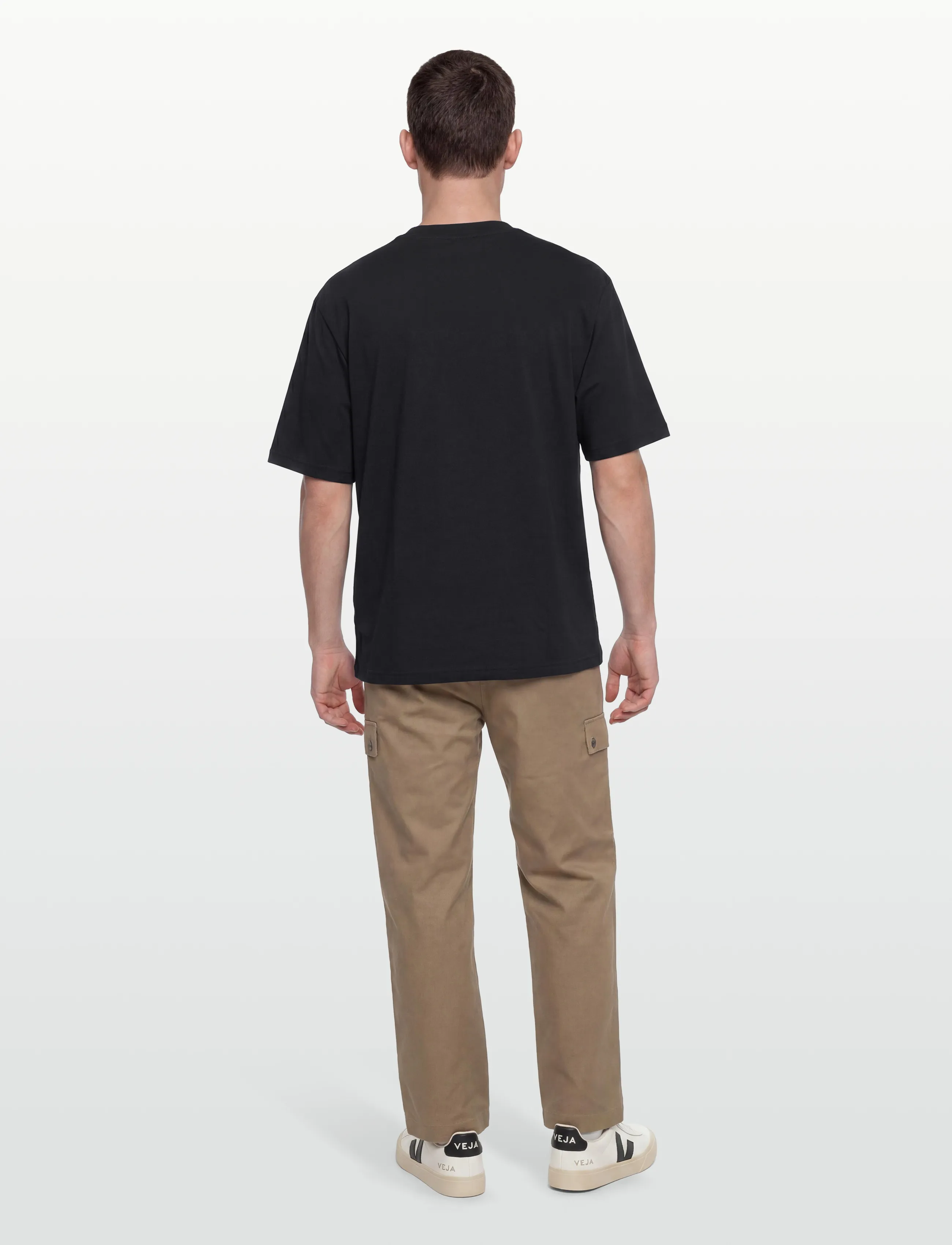 HAN Kjøbenhavn - Diamond Loose Tee - kortärmade t-shirts - black/white - 4