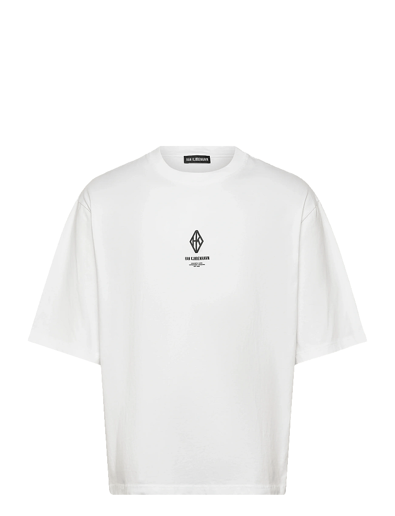 HAN Kjøbenhavn - Diamond Loose Tee - lühikeste varrukatega t-särgid - off white - 1