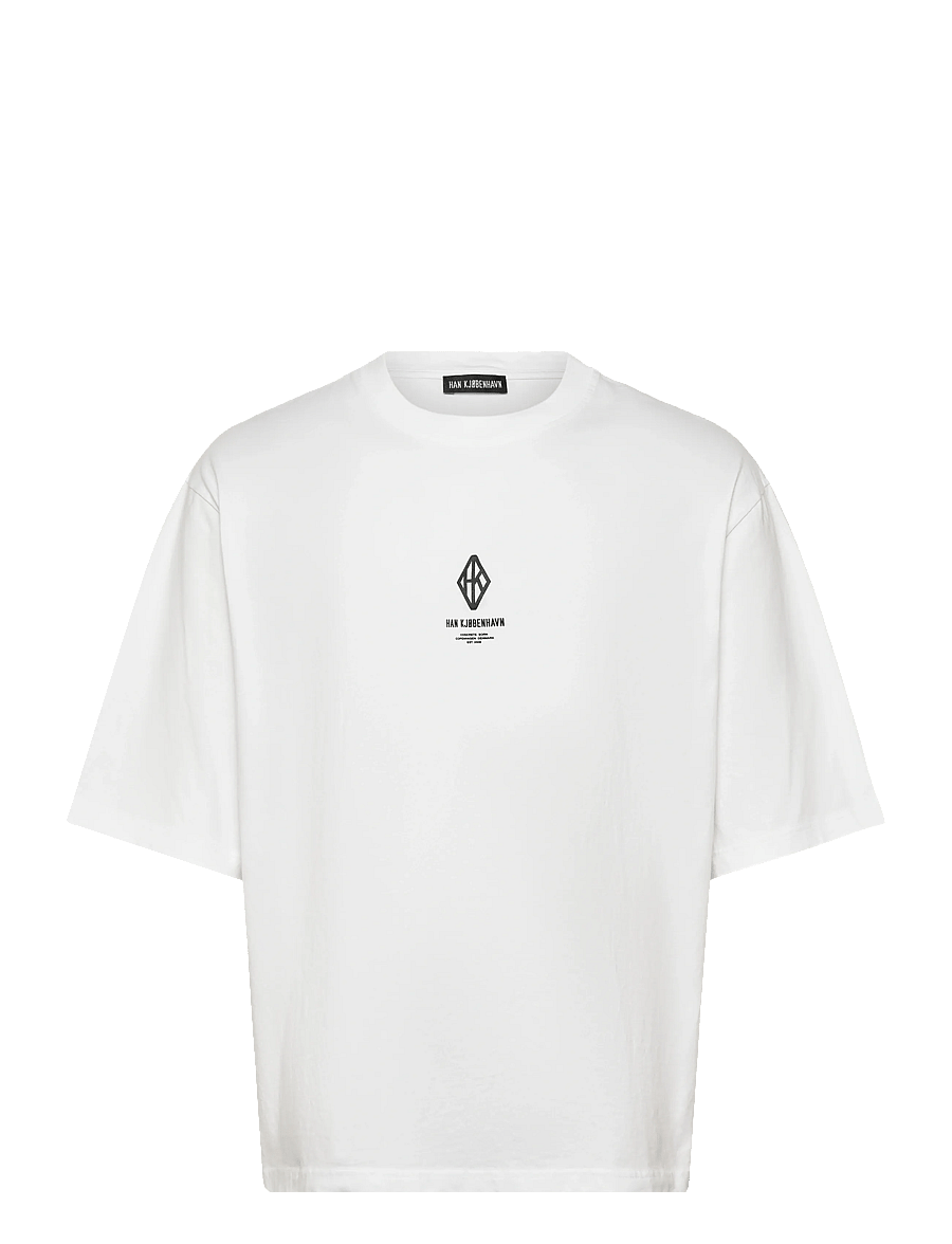 HAN Kjøbenhavn - Diamond Loose Tee - lühikeste varrukatega t-särgid - off white - 1