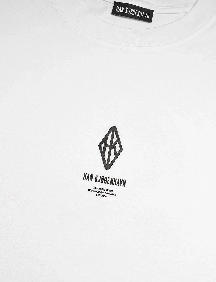 HAN Kjøbenhavn - Diamond Loose Tee - lühikeste varrukatega t-särgid - off white - 3