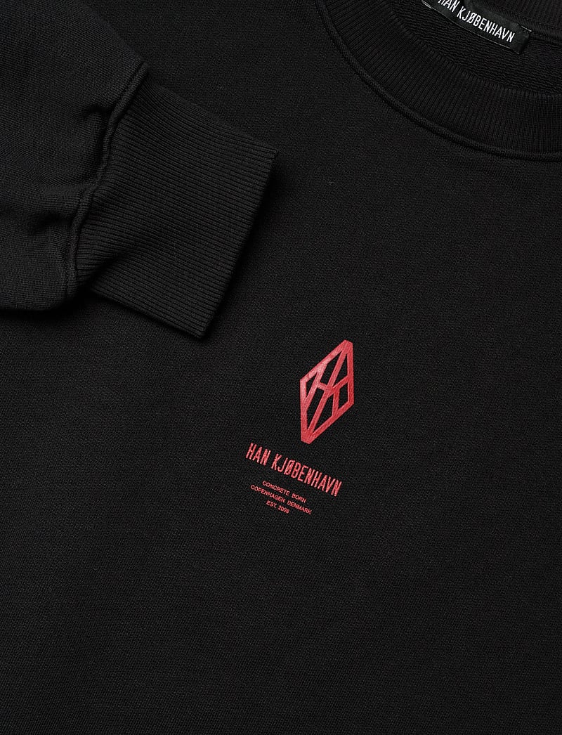 HAN Kjøbenhavn - Diamond Oversized Crewneck - shop efter anledning - black - 4