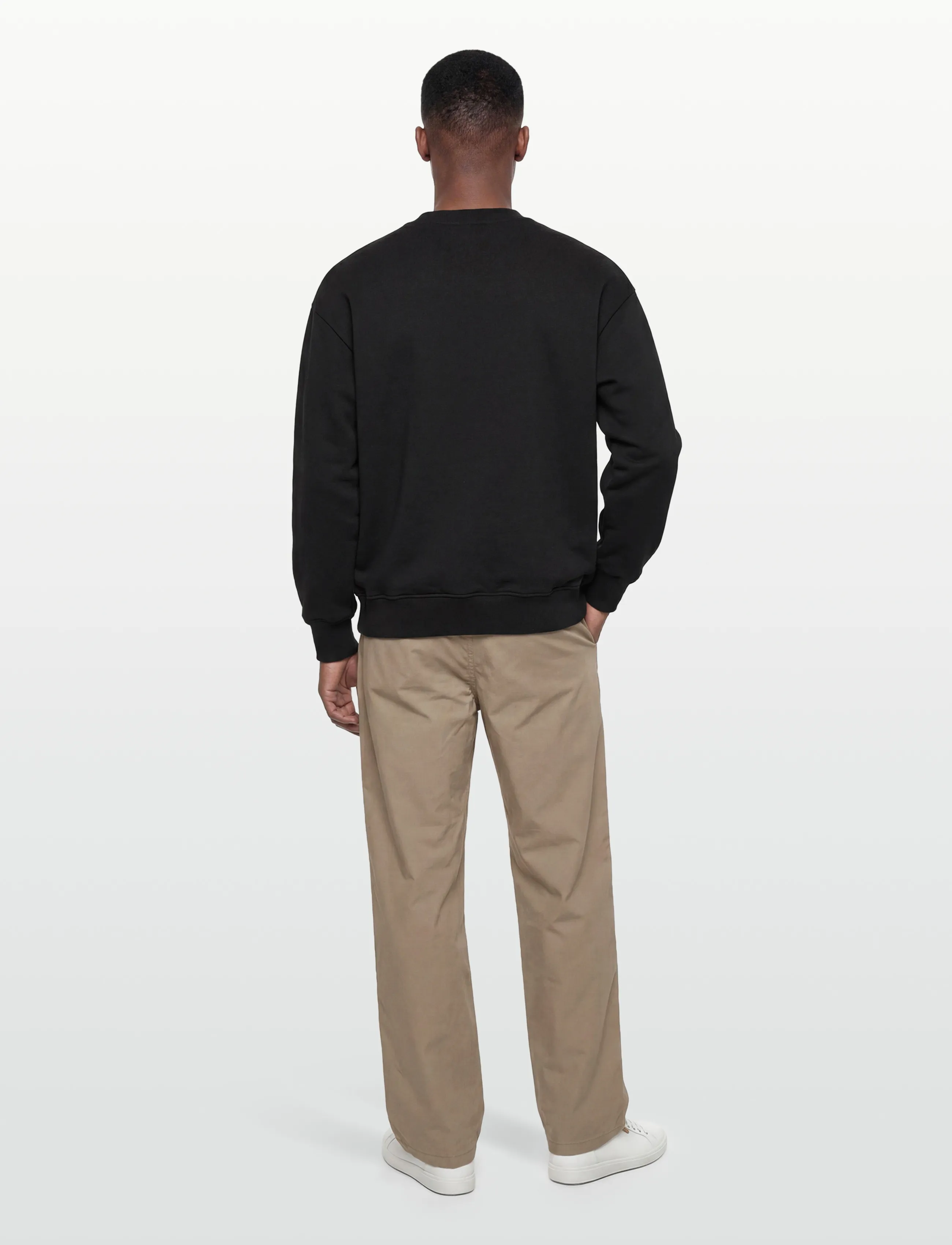 HAN Kjøbenhavn - Diamond Loose Crewneck - nach anlass kaufen - black/white - 4