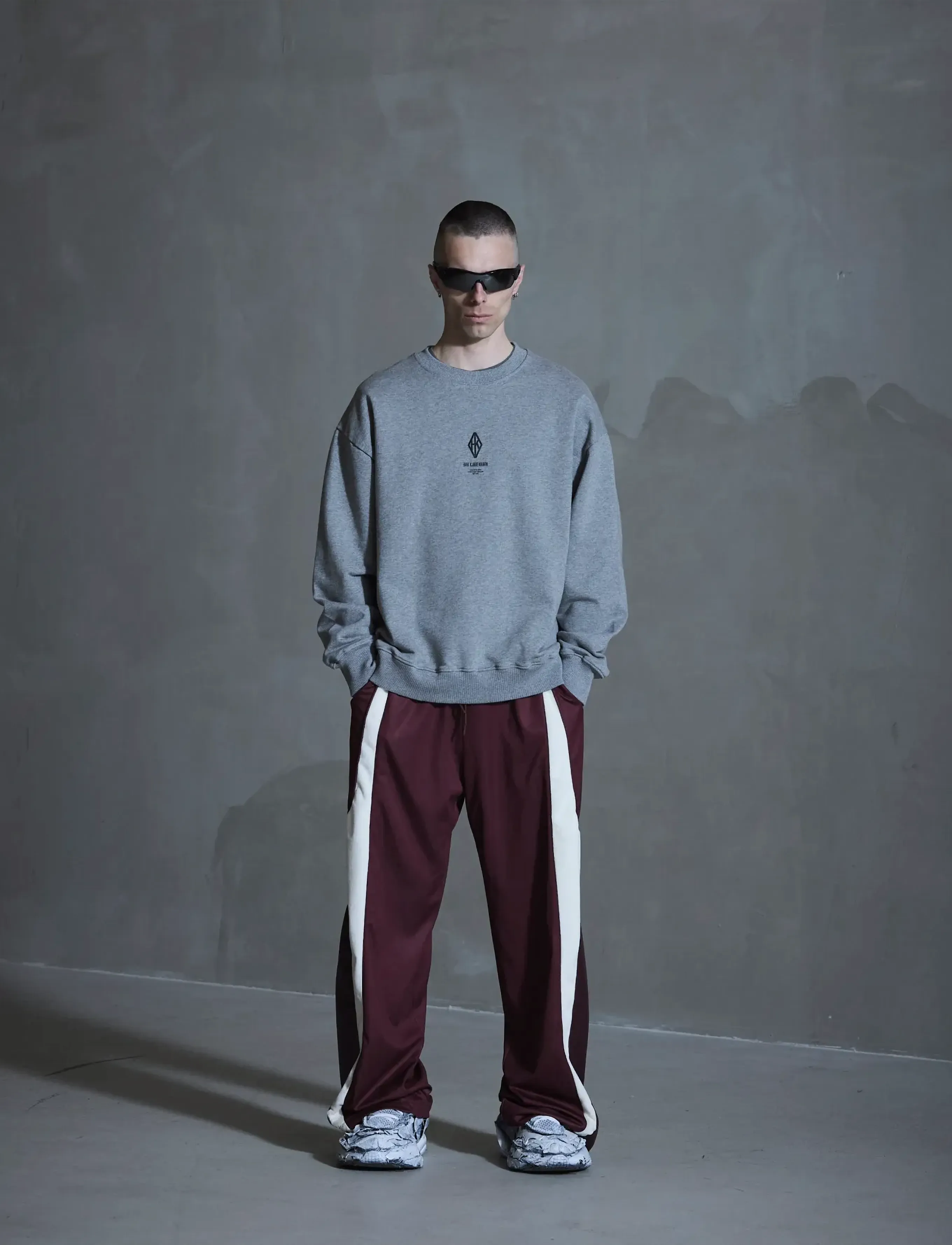 HAN Kjøbenhavn - Diamond Loose Crewneck - shop efter anledning - grey melange - 2