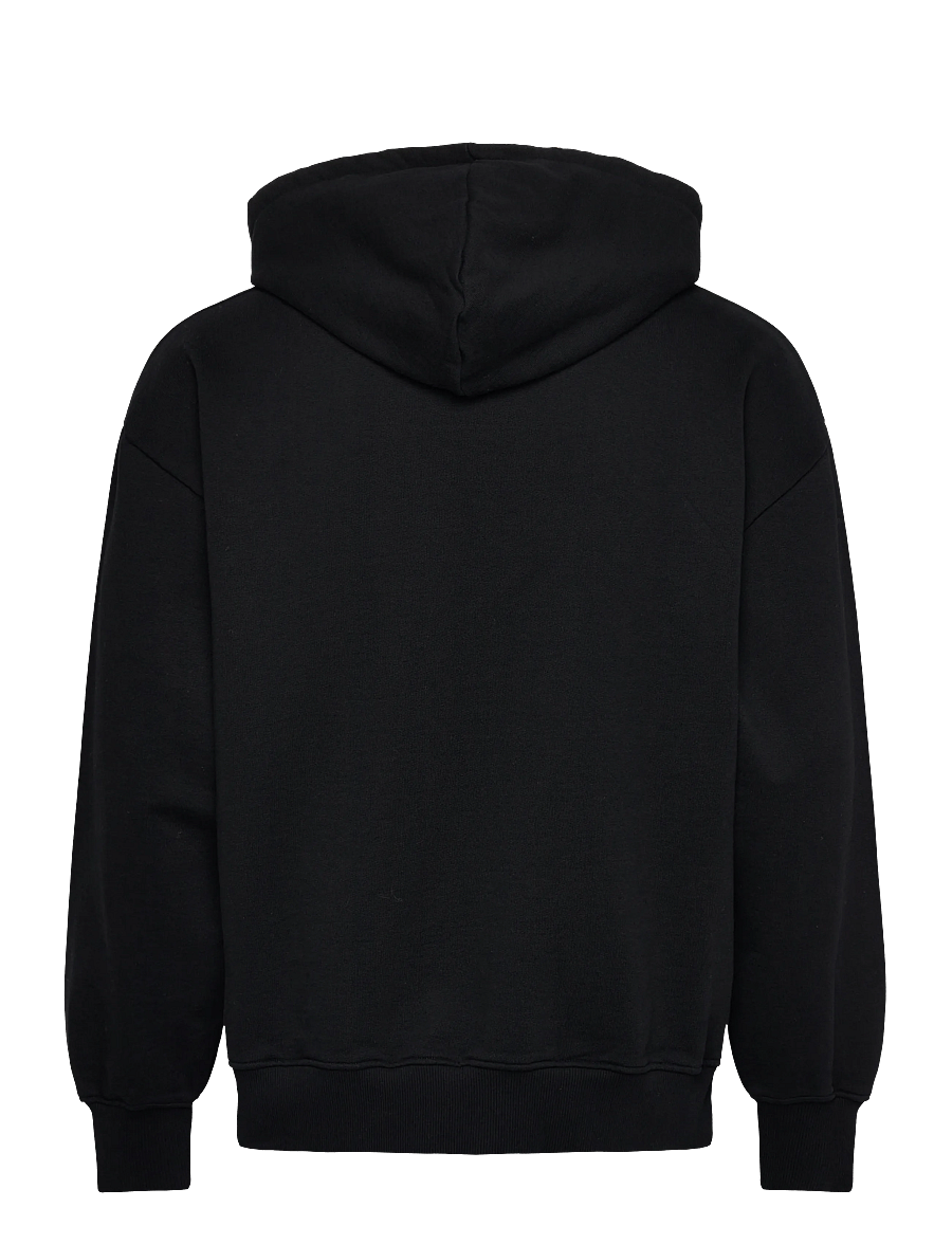 HAN Kjøbenhavn - Diamond Loose Hoodie - sweatshirts - black - 2