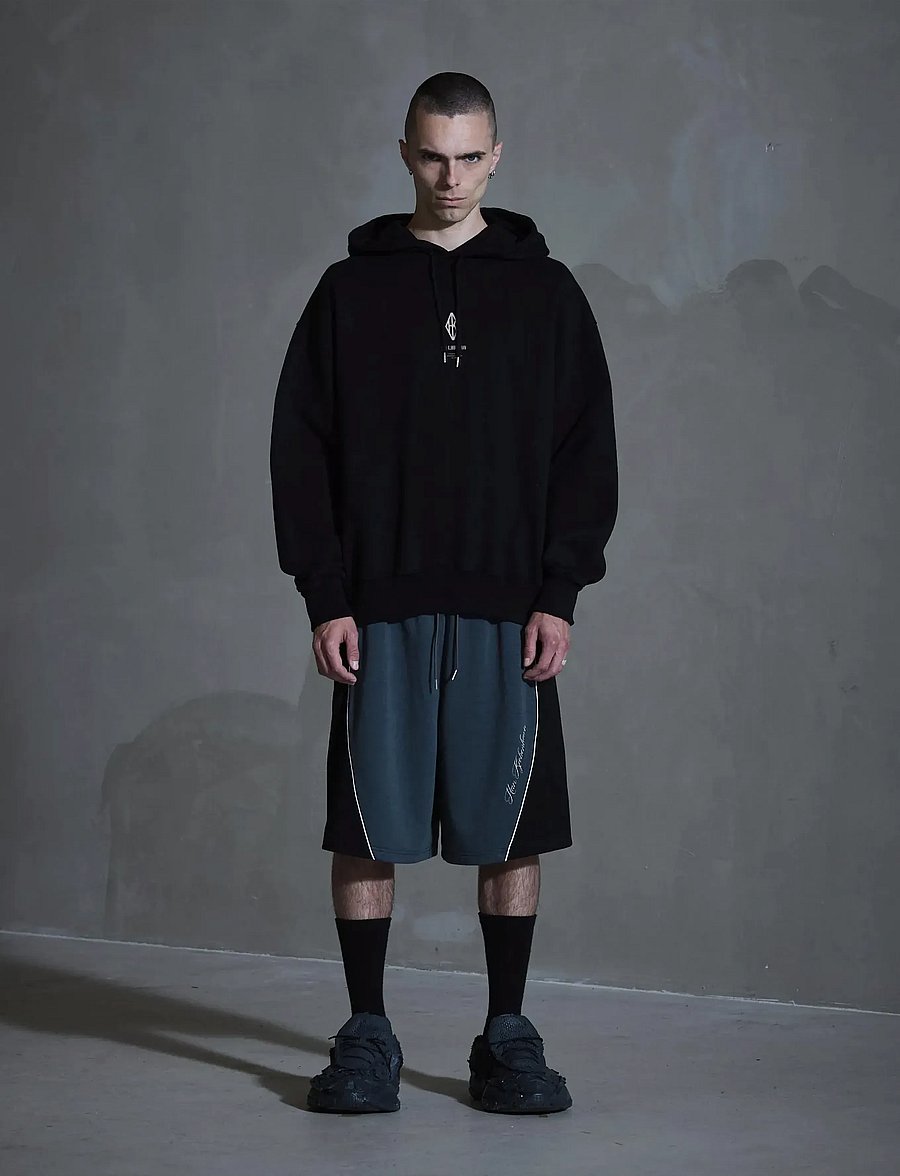 HAN Kjøbenhavn - Diamond Loose Hoodie - sweatshirts - black - 0