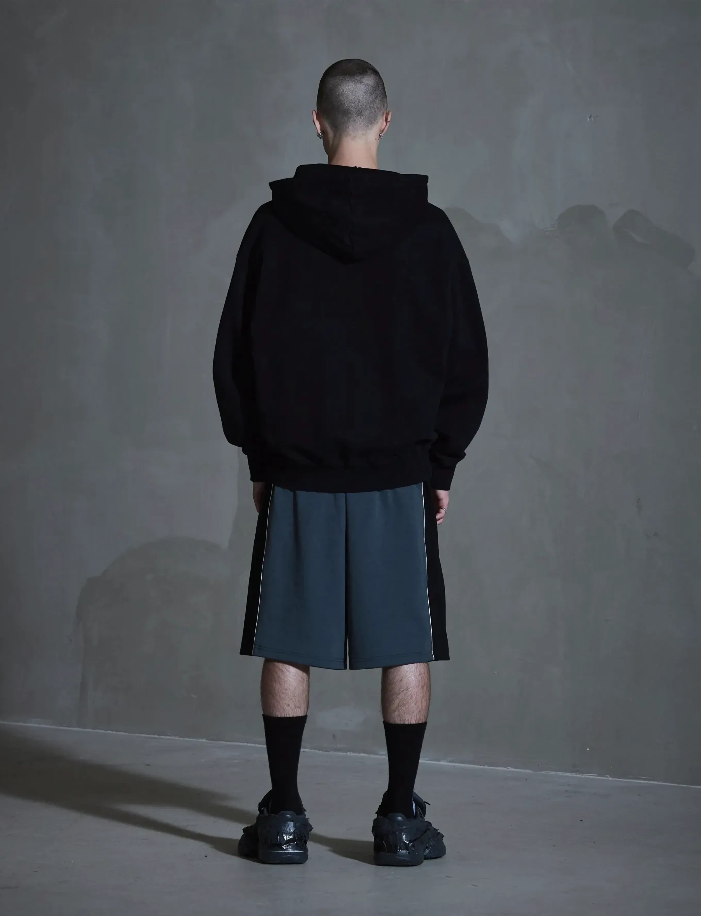 HAN Kjøbenhavn - Diamond Loose Hoodie - sweats à capuche - black - 3