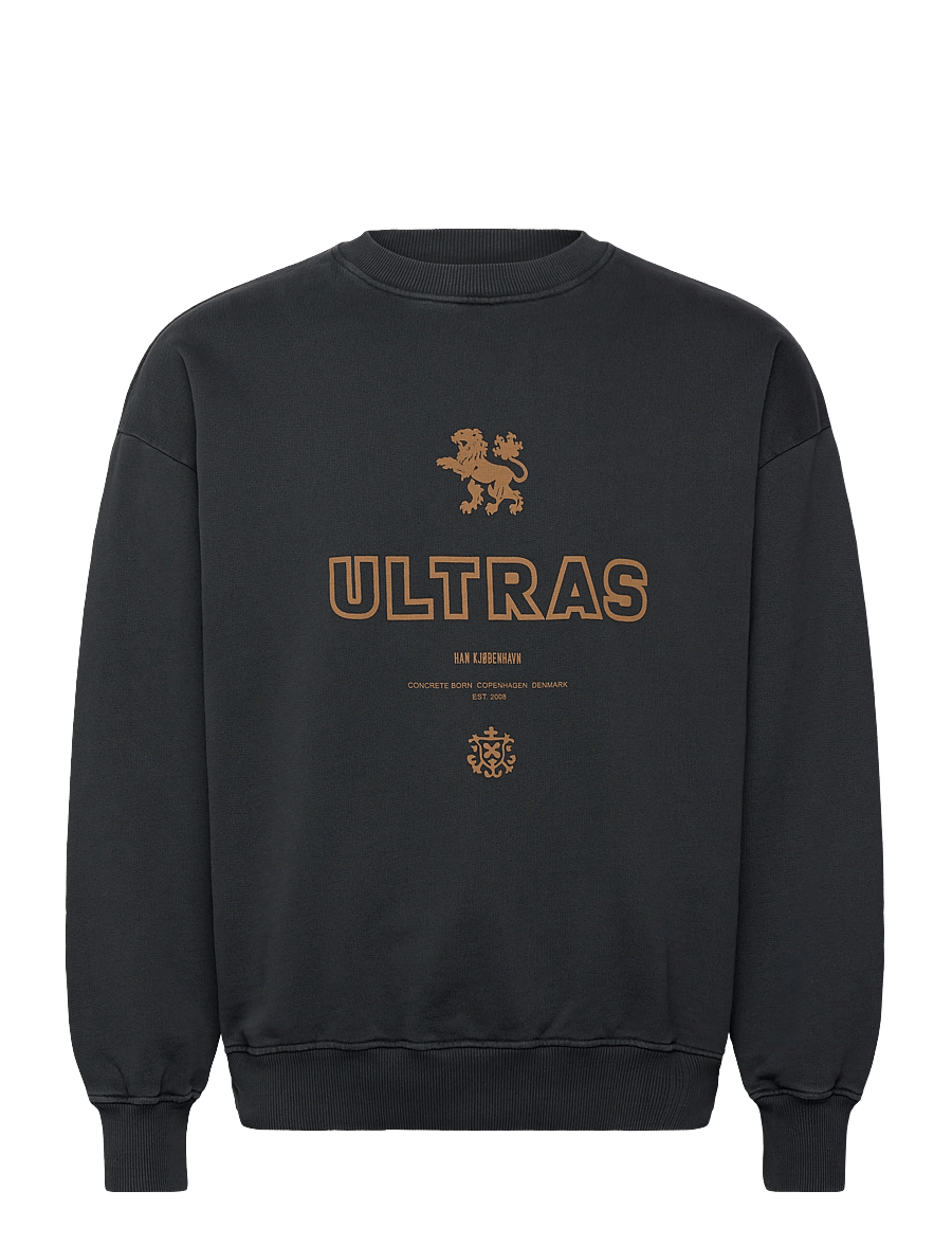 HAN Kjøbenhavn - Ultras Oversized Crewneck - hettupeysur - black - 1