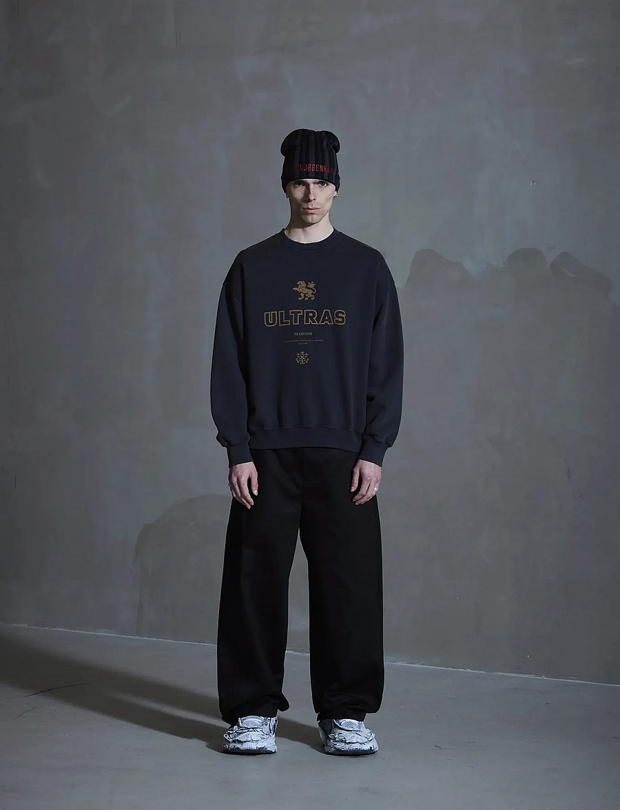HAN Kjøbenhavn - Ultras Oversized Crewneck - hettupeysur - black - 0