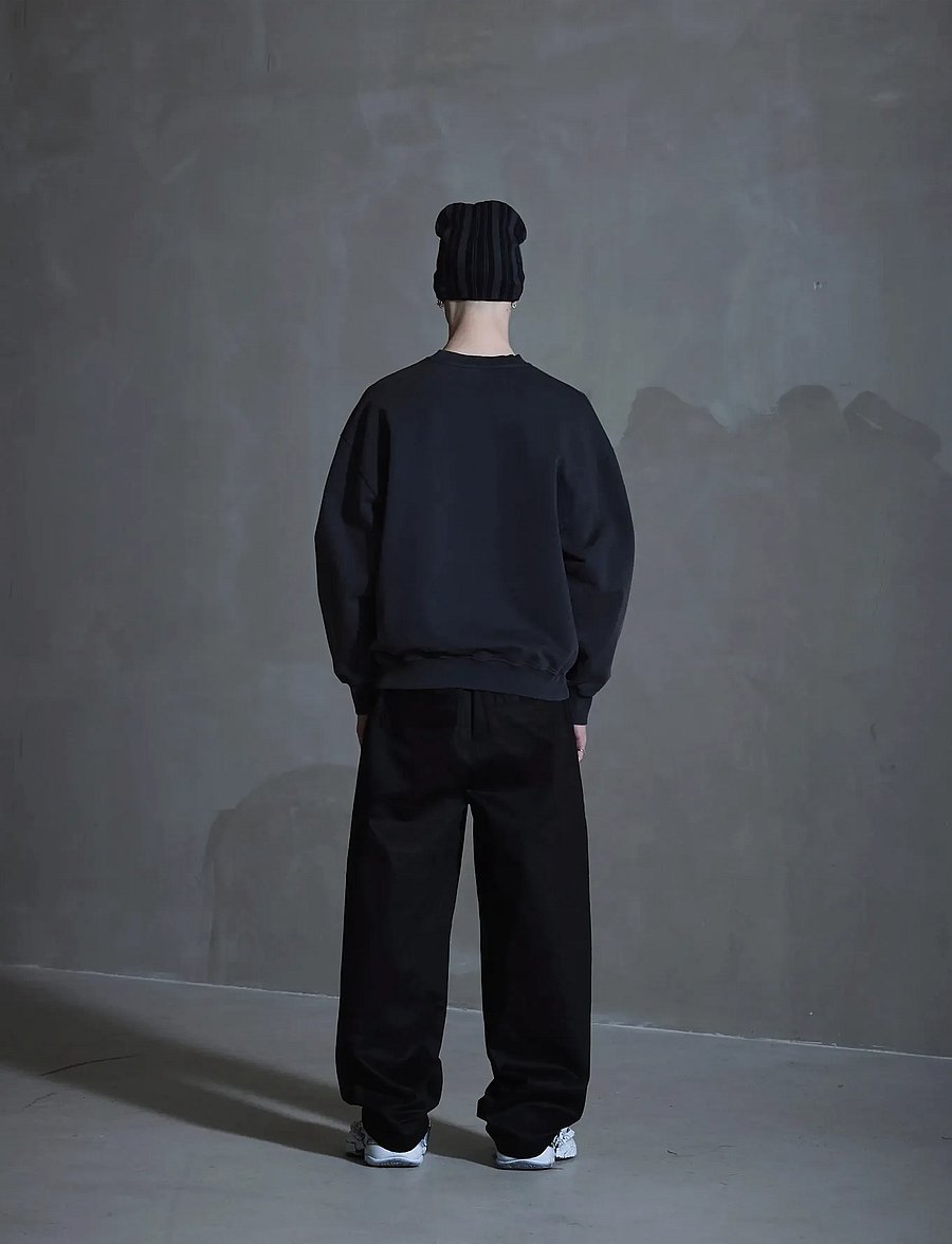 HAN Kjøbenhavn - Ultras Oversized Crewneck - hettupeysur - black - 3