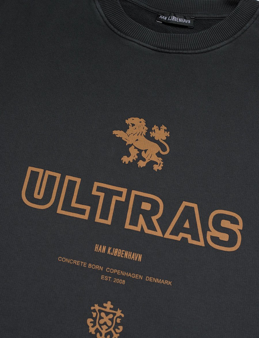 HAN Kjøbenhavn - Ultras Oversized Crewneck - hettupeysur - black - 4
