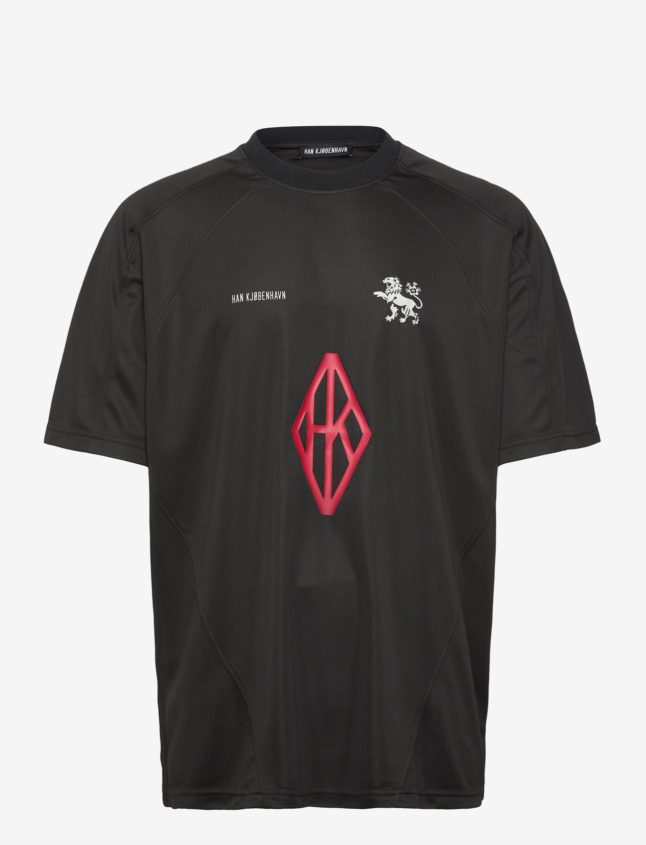 HAN Kjøbenhavn - Diamond Football Tee - kortærmede t-shirts - black - 1