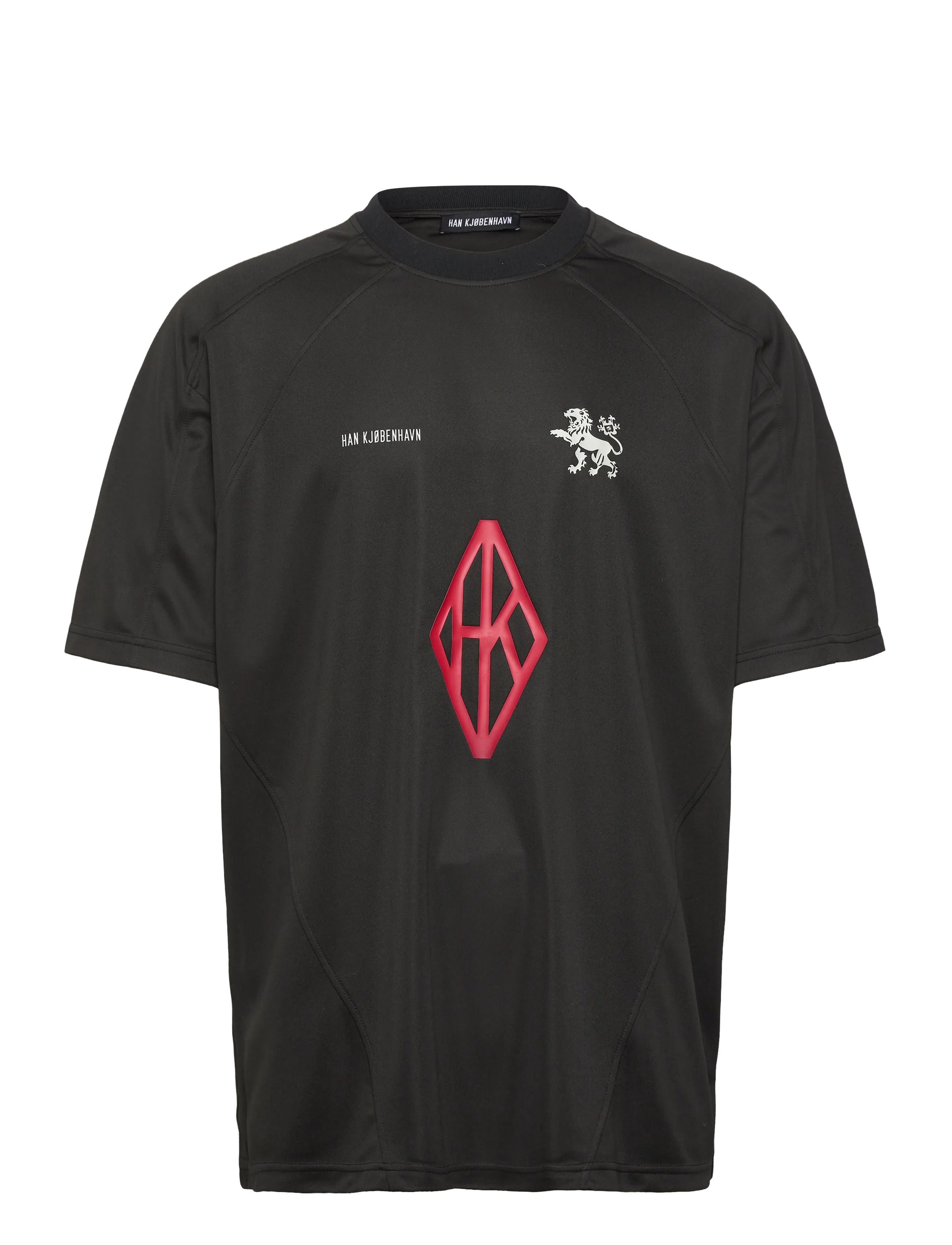 HAN Kjøbenhavn Diamond Football Tee - Premium-Styles - BLACK / black