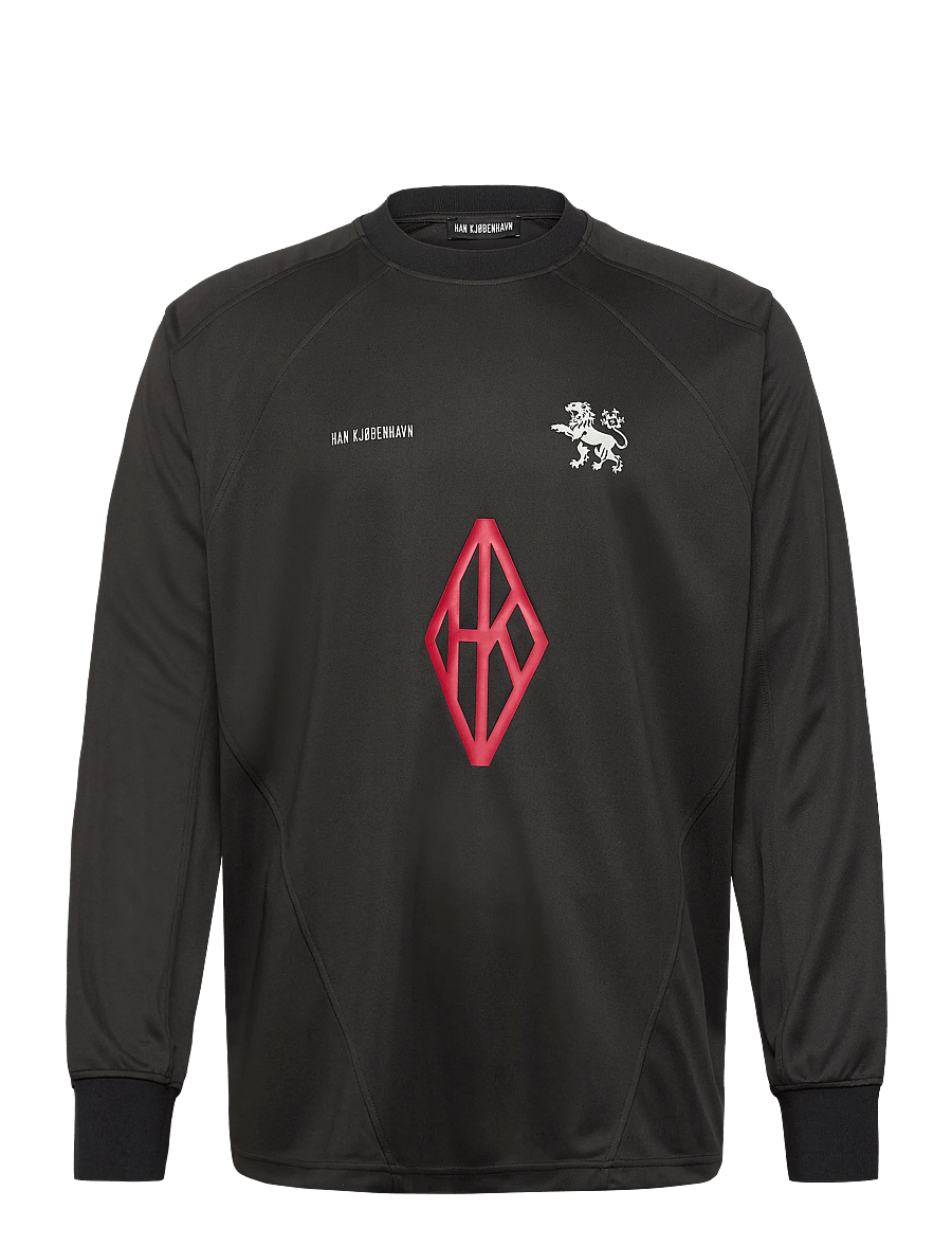 HAN Kjøbenhavn - Diamond Football Long Sleeve - t-shirts à manches longues - black - 1