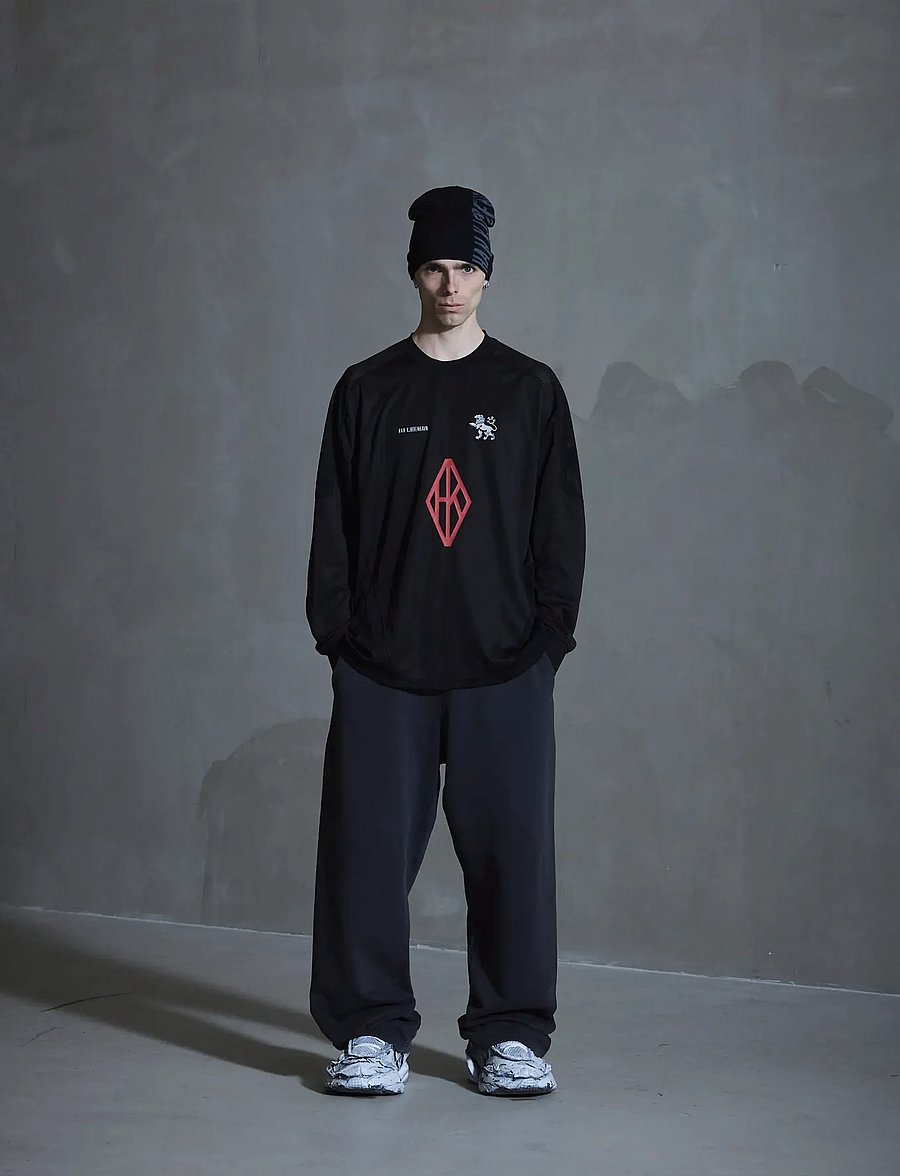 HAN Kjøbenhavn - Diamond Football Long Sleeve - t-shirts à manches longues - black - 0