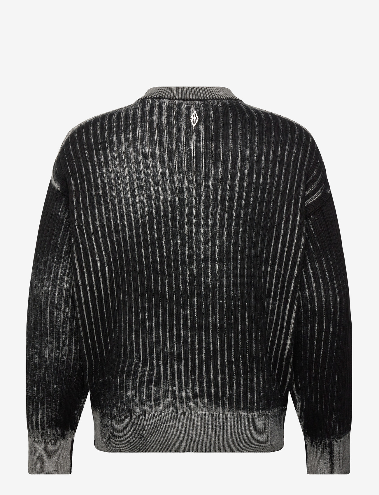 HAN Kjøbenhavn - Printed Rib Knit - polokrage - dark grey/ black - 2