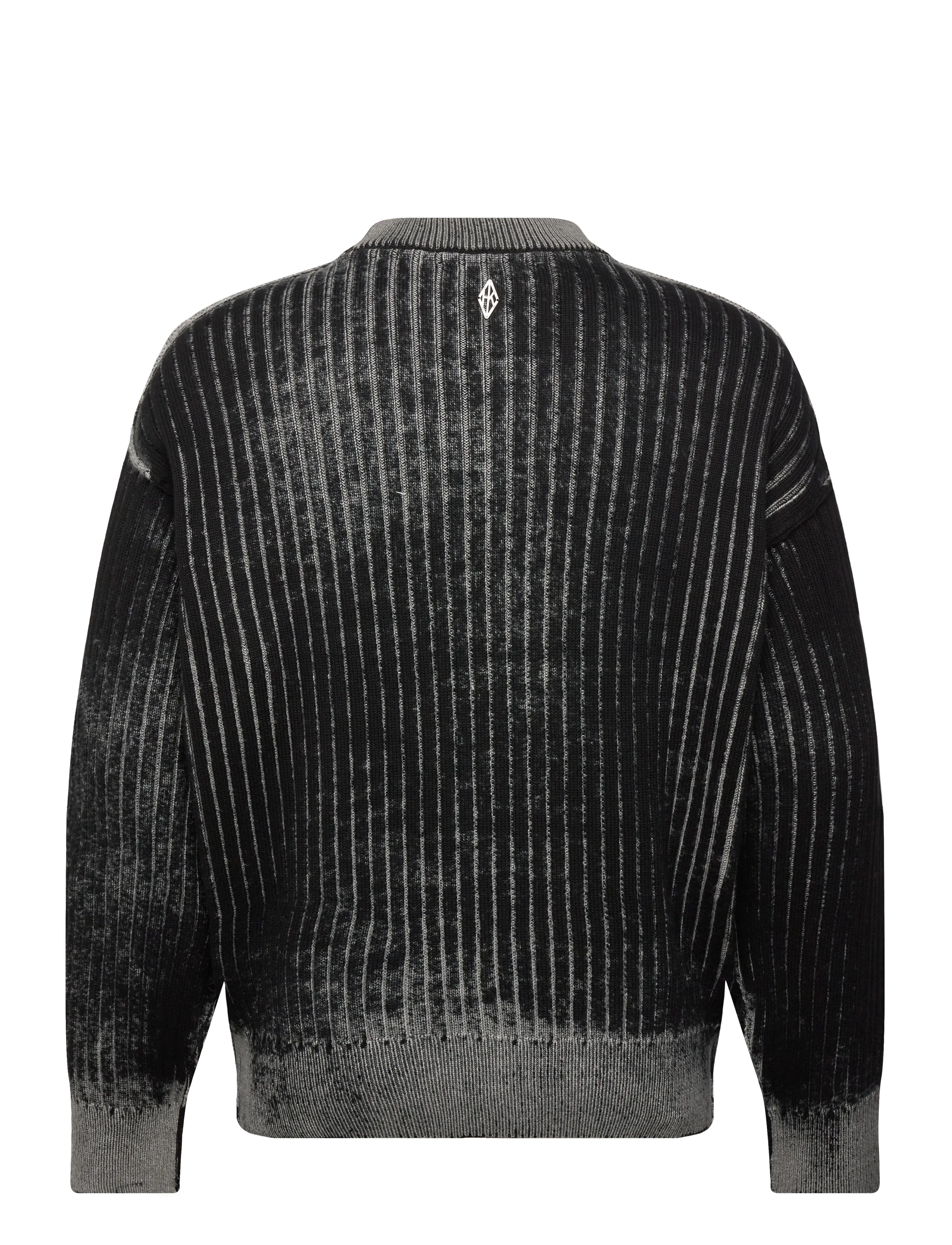 HAN Kjøbenhavn - Printed Rib Knit - dark grey/ black - 2