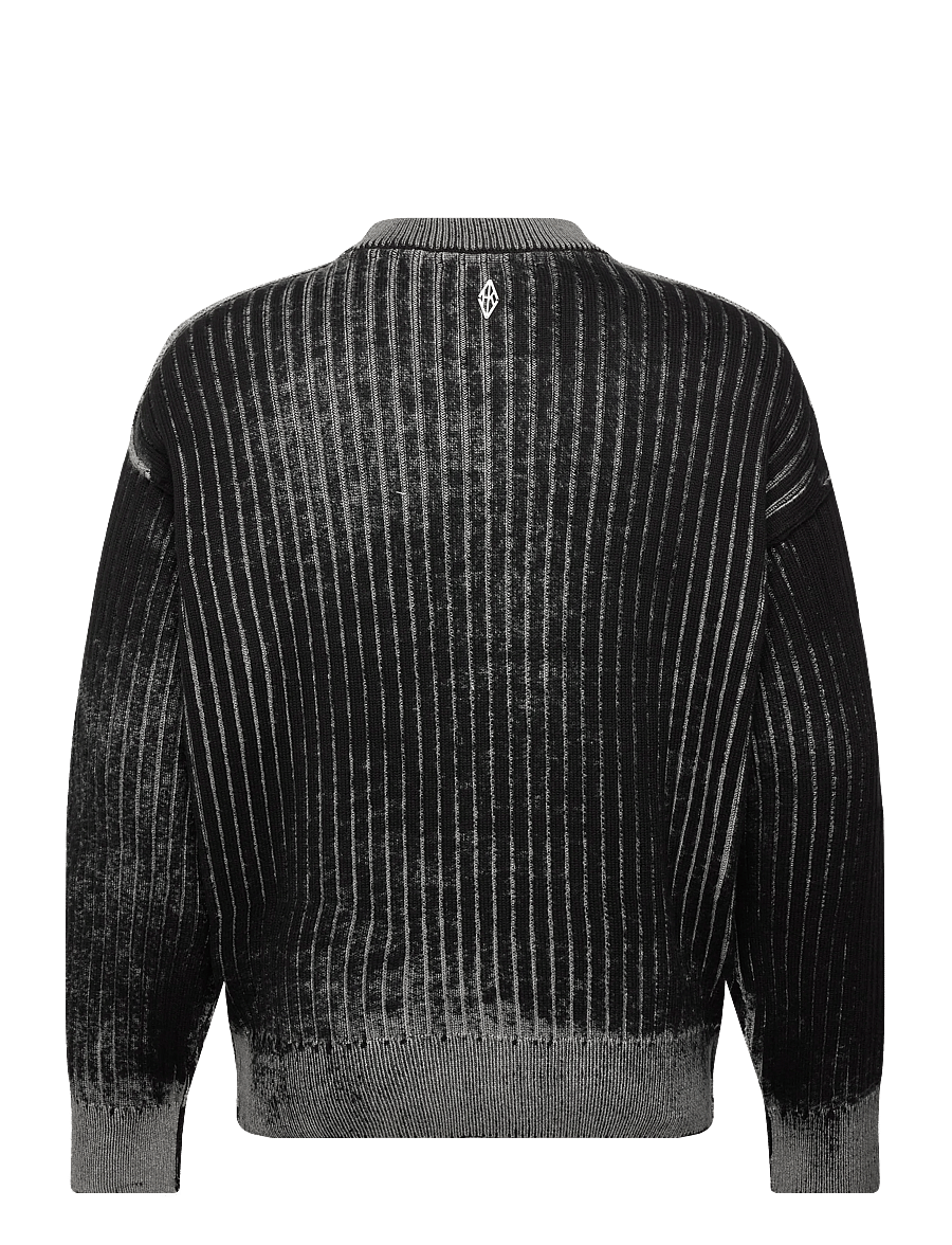 HAN Kjøbenhavn - Printed Rib Knit - dark grey/ black - 2
