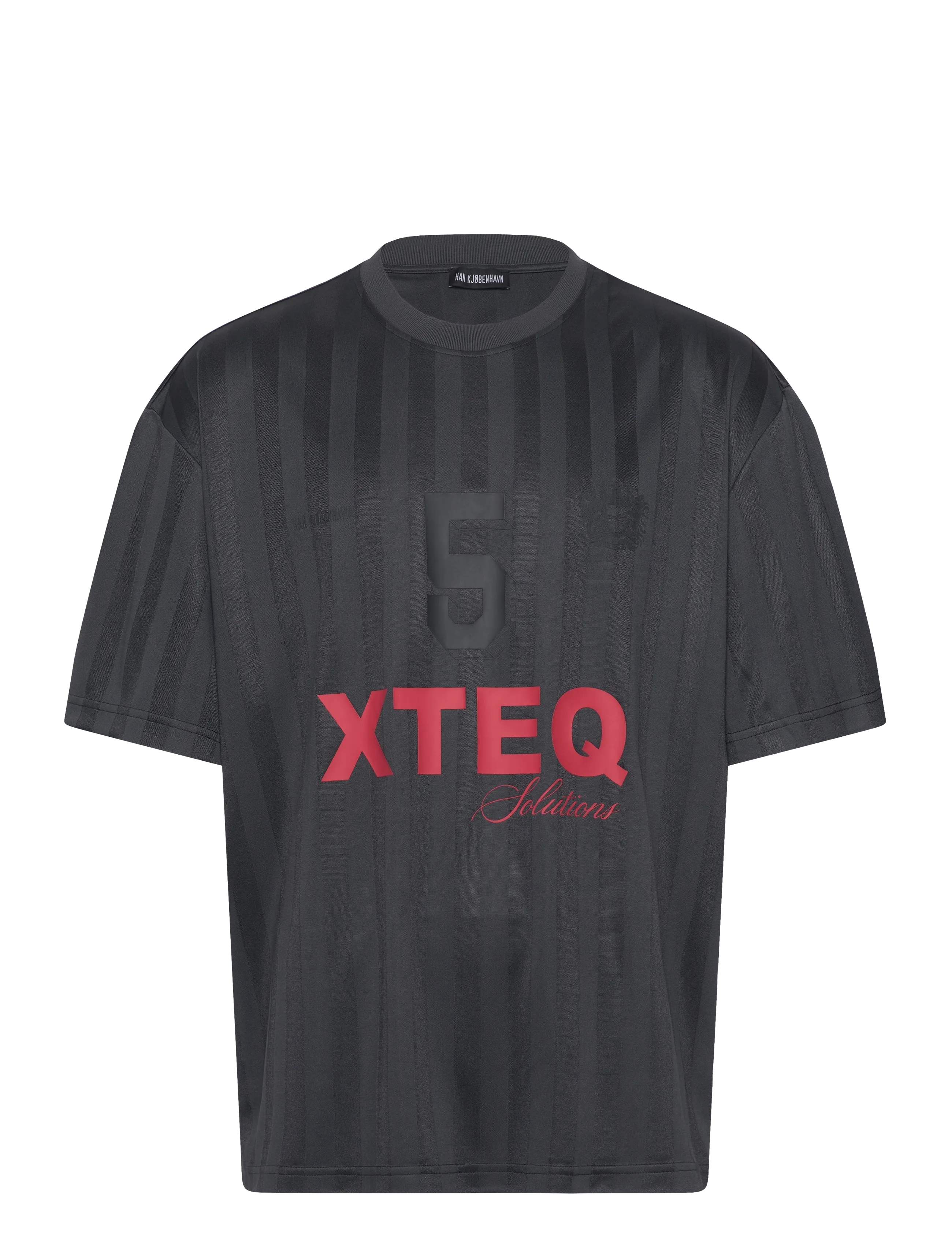 HAN KJØBENHAVN Printed Football Tee Rot - M - Herren