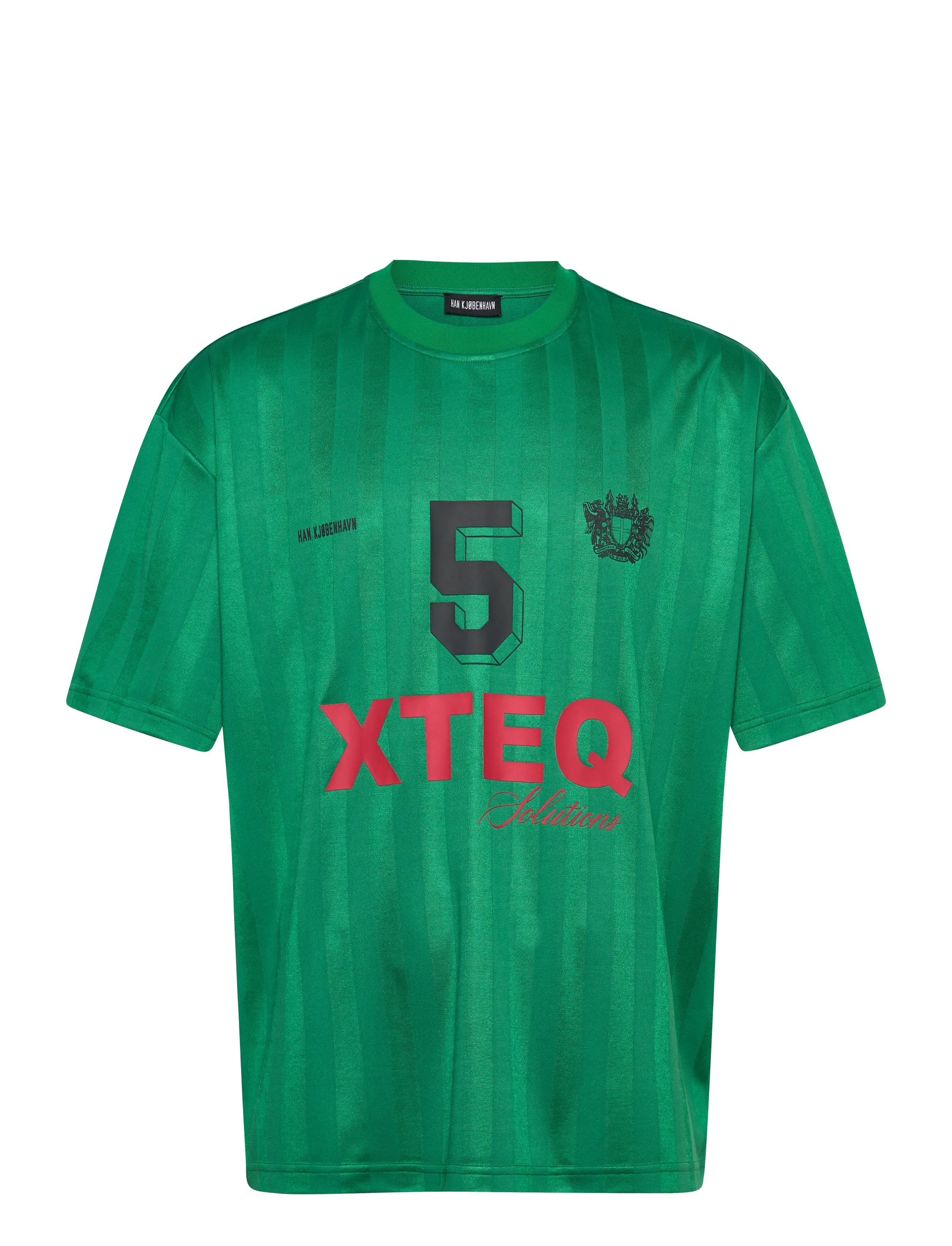 HAN KJØBENHAVN Printed Football Tee Grün - L - Herren