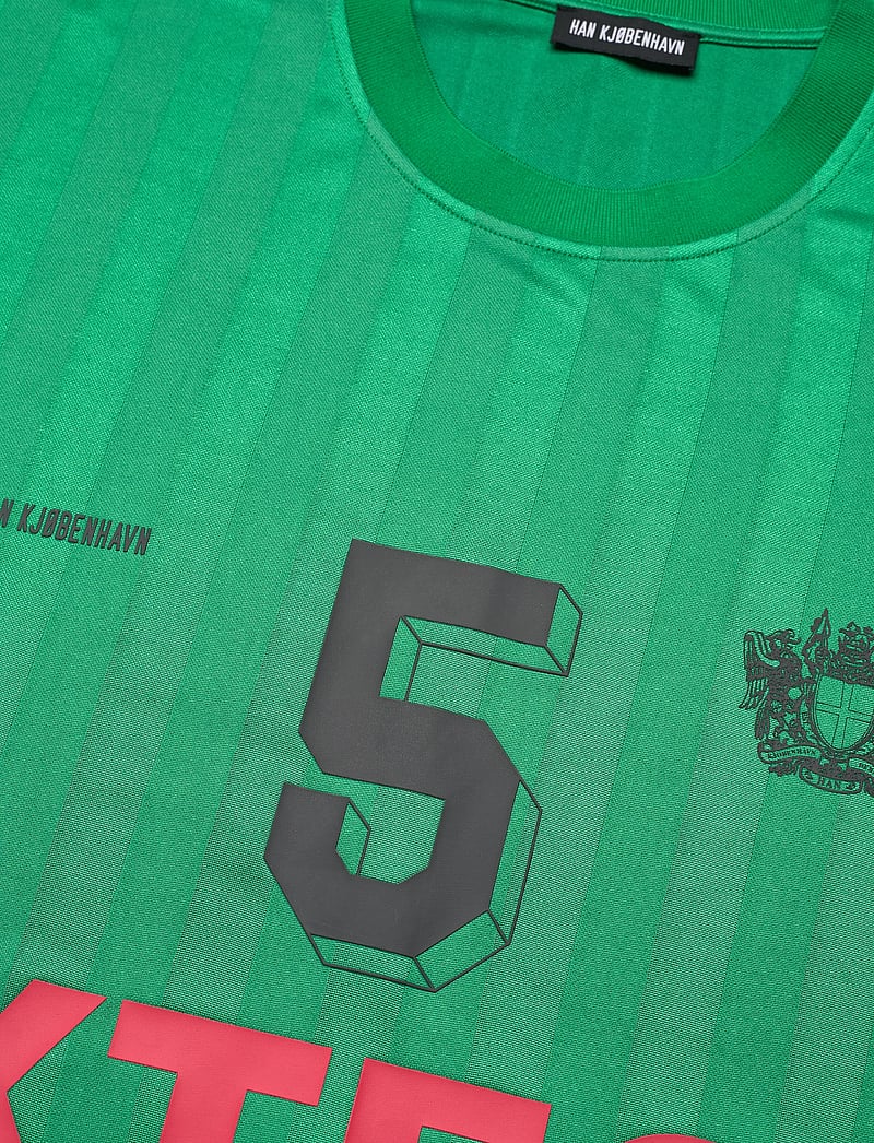 HAN Kjøbenhavn - Printed Football Tee - fodboldtrøjer - vibrant green - 4