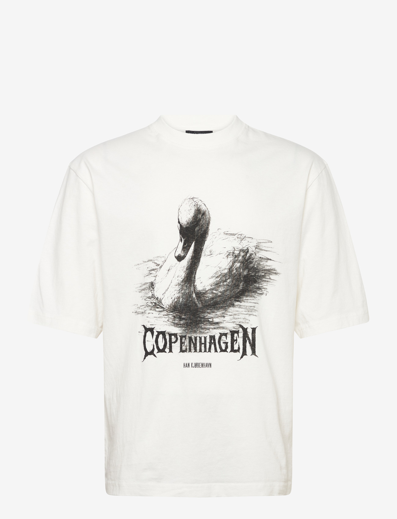 HAN Kjøbenhavn - HK Swan Oversized Tee - kurzärmelig - off white - 1