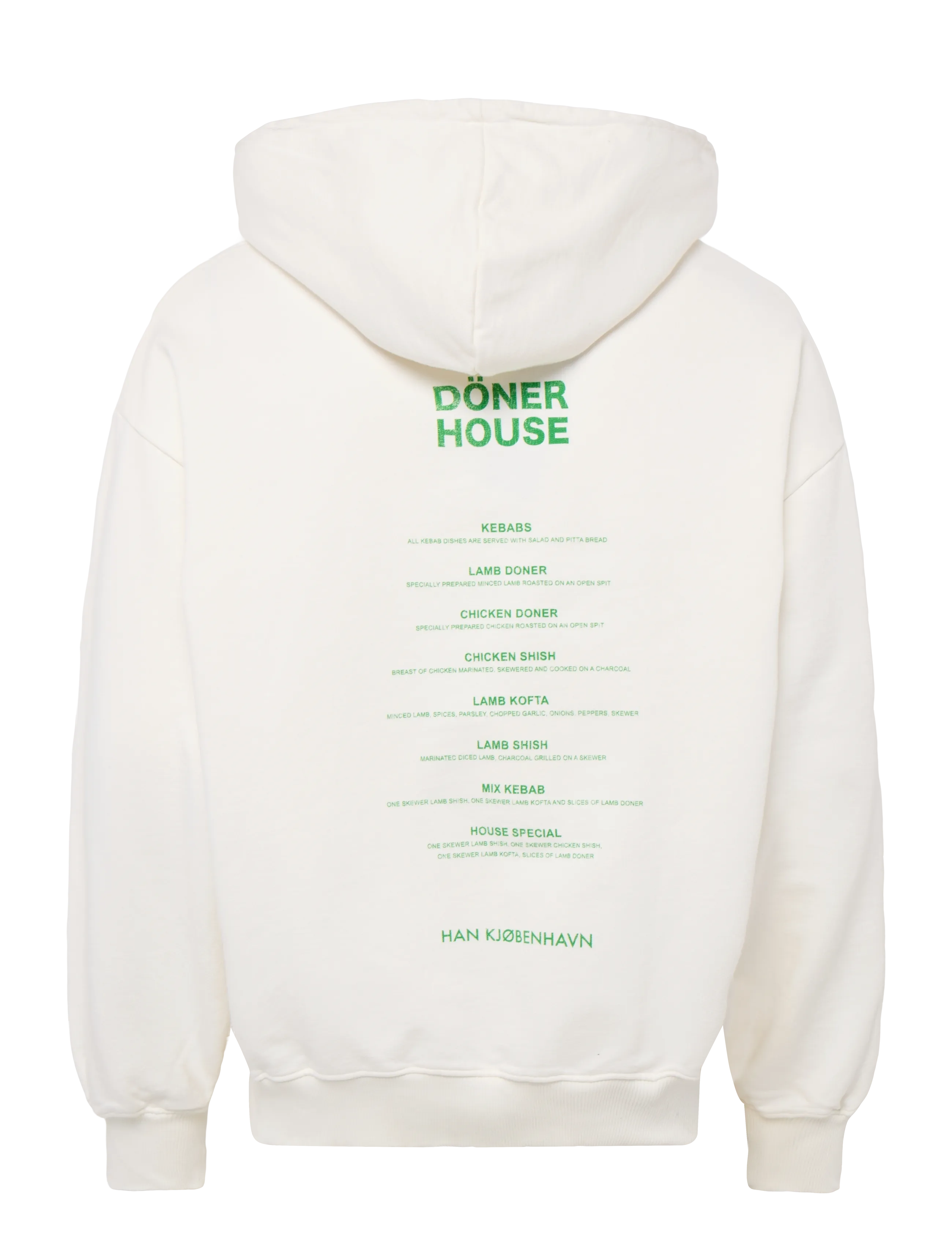 HAN Kjøbenhavn - Döner House Oversized Hoodie - hættetrøjer - off white - 2