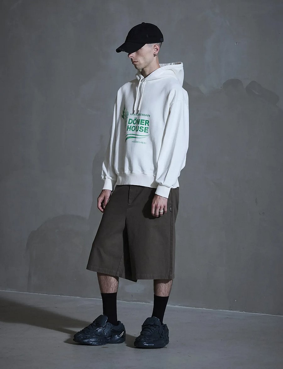 HAN Kjøbenhavn - Döner House Oversized Hoodie - hættetrøjer - off white - 4