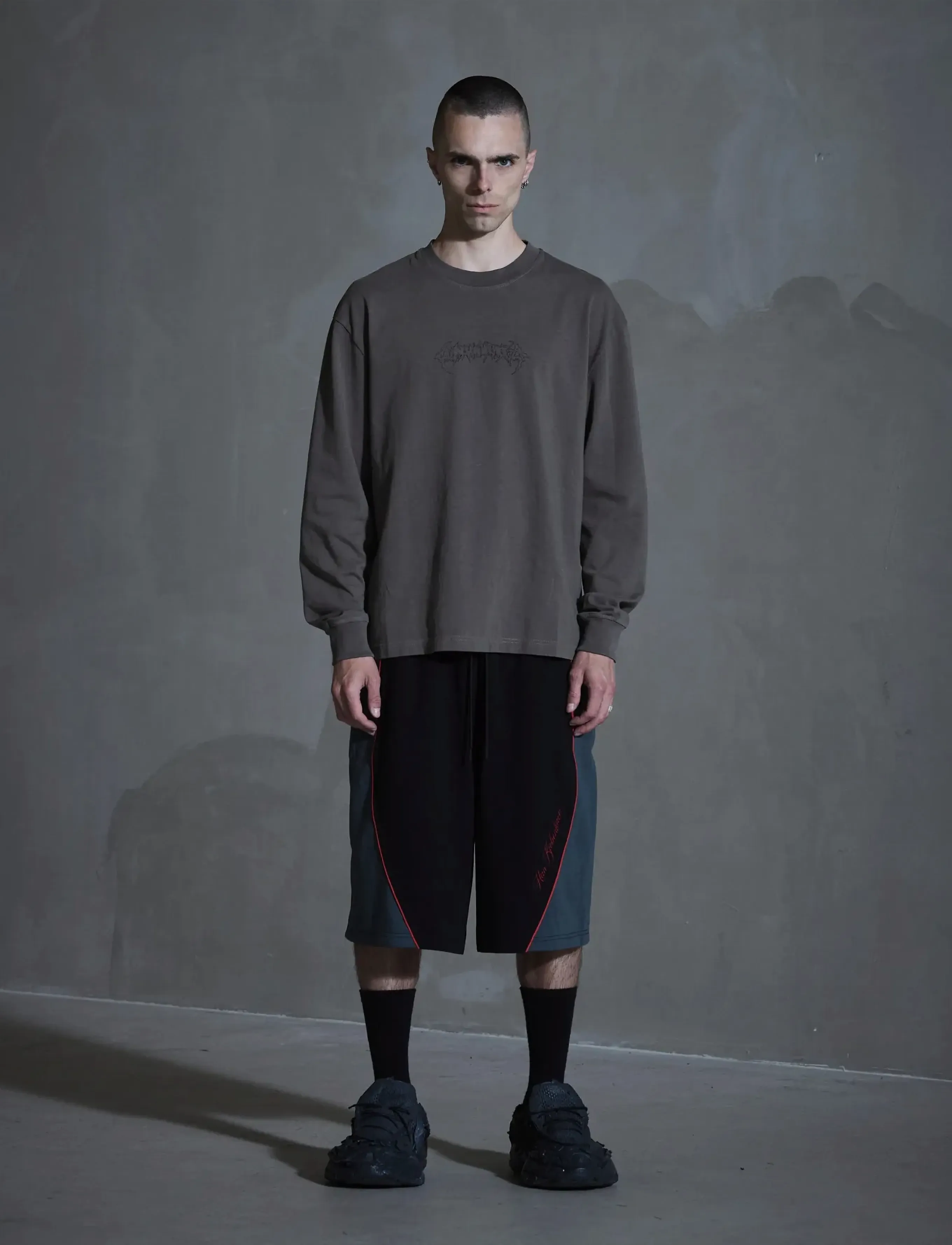 HAN Kjøbenhavn Love Corp Long Sleeve, M, T-shirts, Braun - Long-sleeved, Männerswear