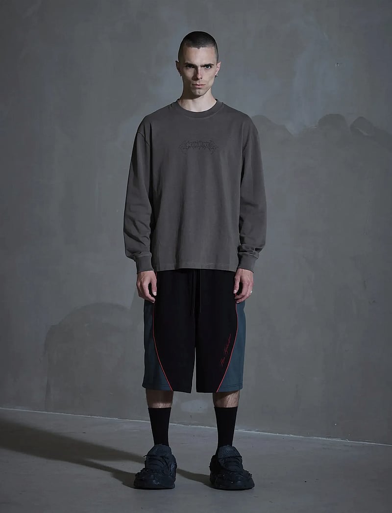 HAN Kjøbenhavn - Love Corp Long Sleeve - t-shirts - dusty brown - 0