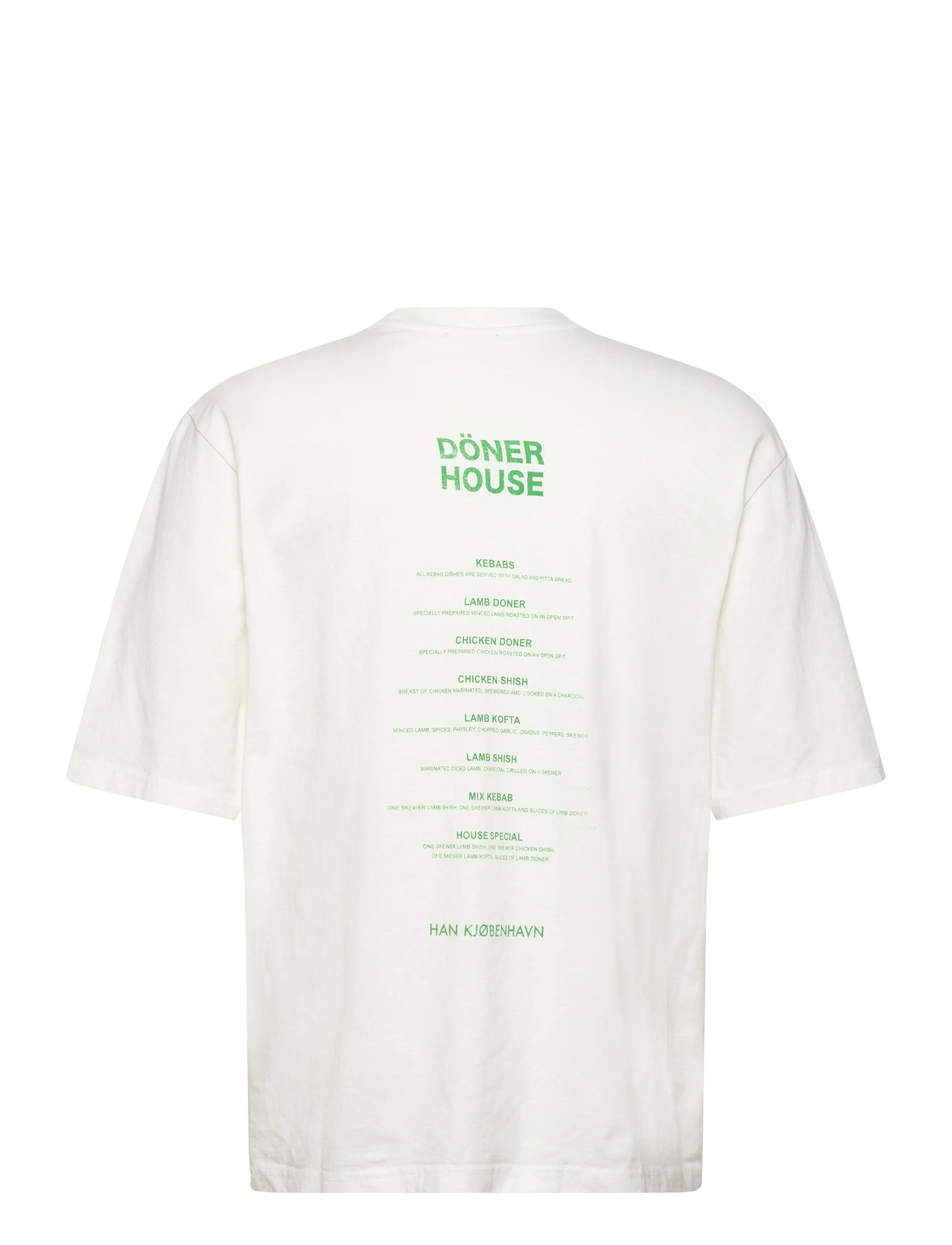 HAN Kjøbenhavn - Döner House Oversized Tee - kurzärmelig - off white - 2