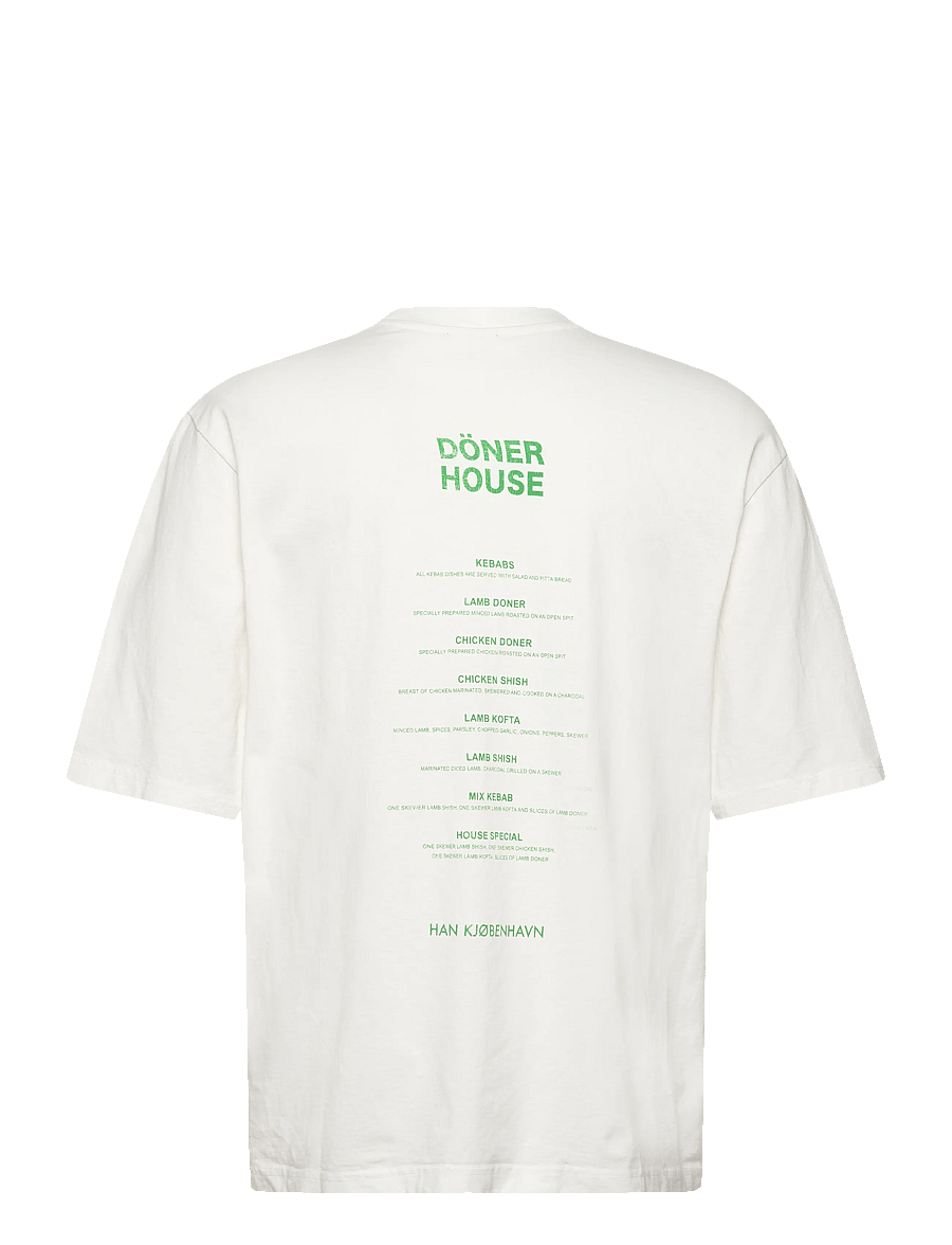 HAN Kjøbenhavn - Döner House Oversized Tee - kurzärmelig - off white - 2