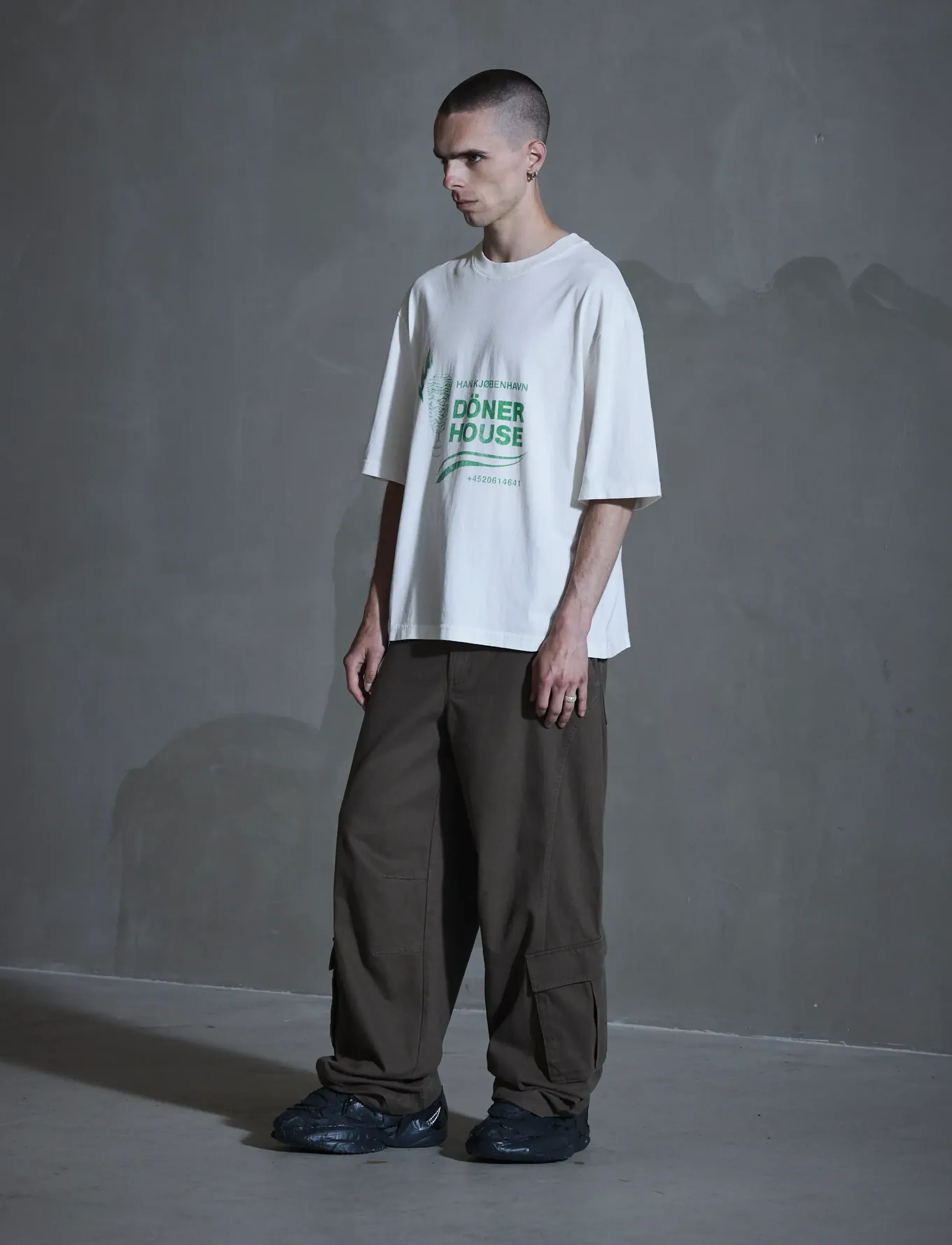 HAN Kjøbenhavn - Döner House Oversized Tee - kurzärmelig - off white - 4