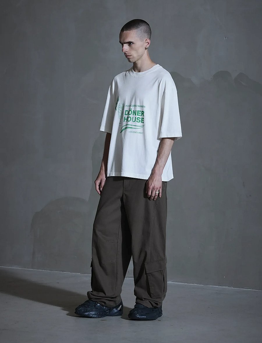 HAN Kjøbenhavn - Döner House Oversized Tee - kurzärmelig - off white - 4