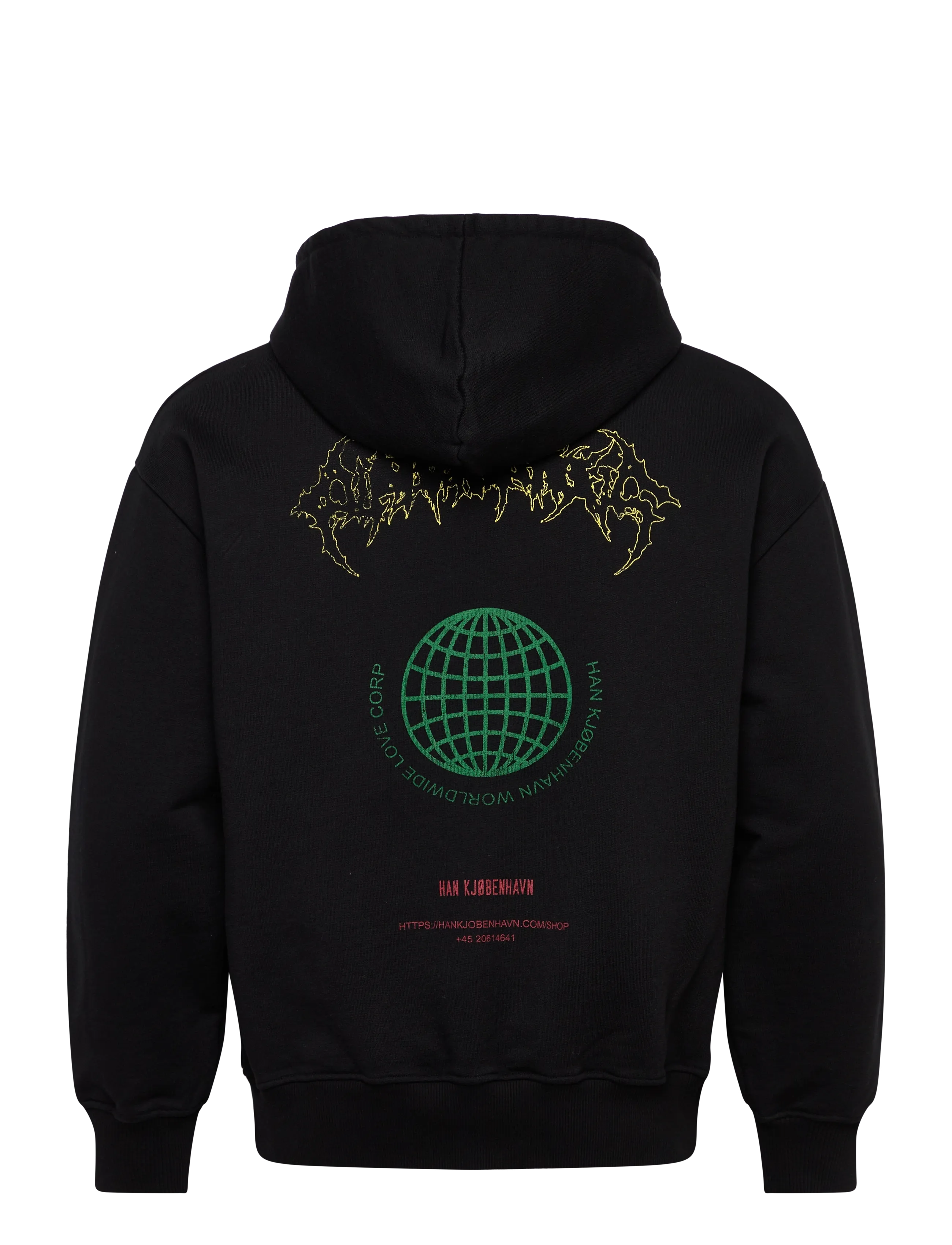 HAN Kjøbenhavn - Love Corp Oversized Hoodie - sweats à capuche - black - 2