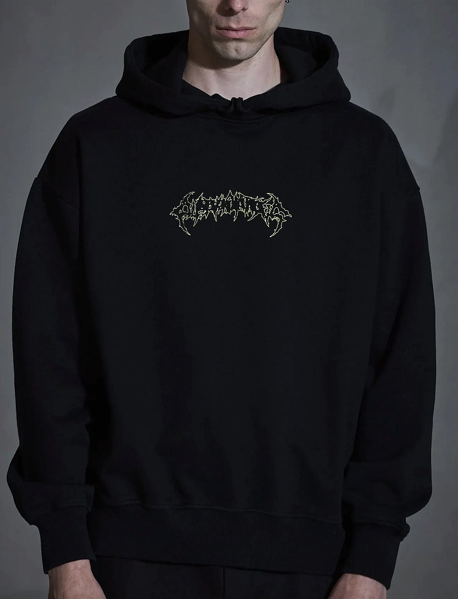 HAN Kjøbenhavn - Love Corp Oversized Hoodie - kapuutsiga dressipluusid - black - 0