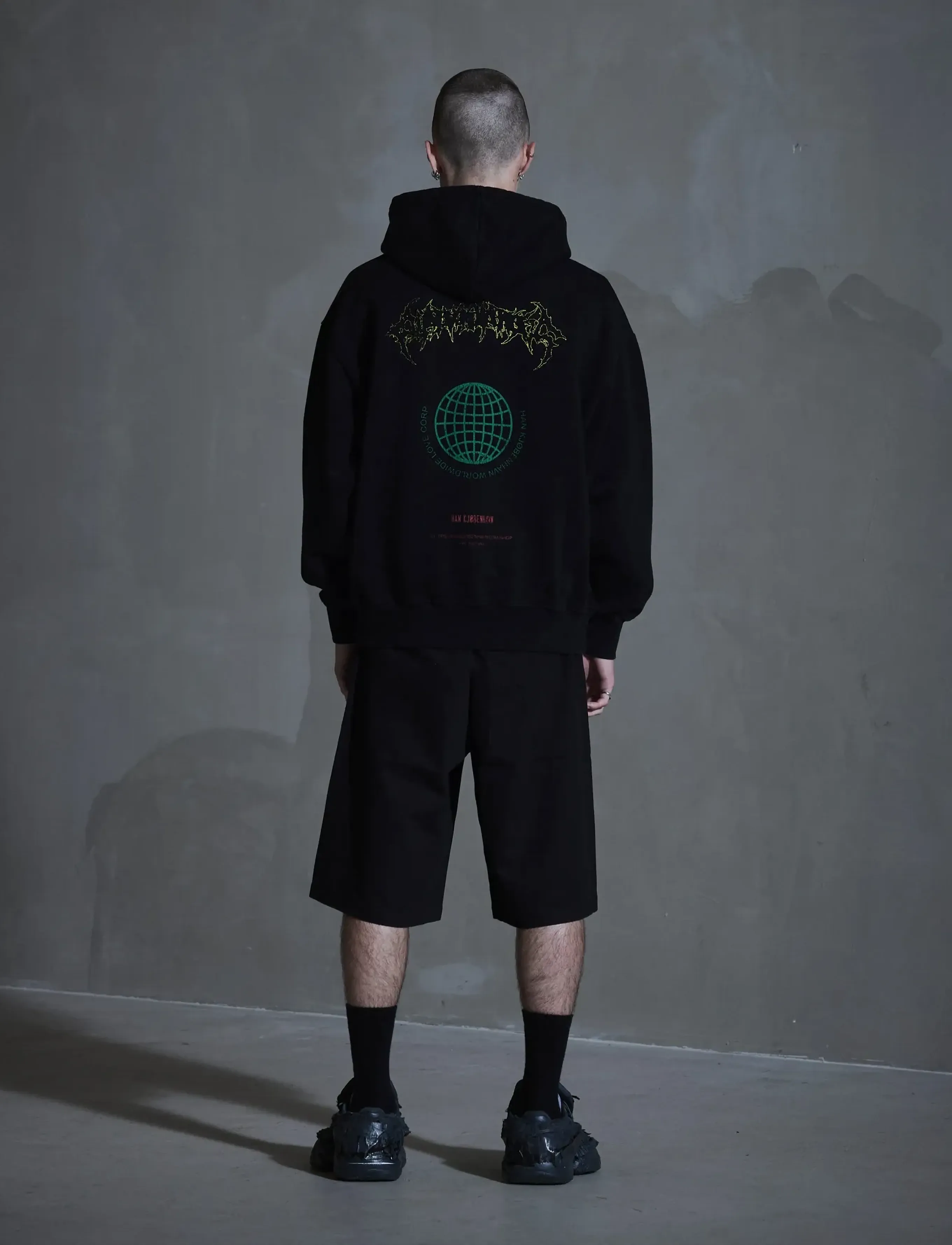 HAN Kjøbenhavn - Love Corp Oversized Hoodie - hættetrøjer - black - 4
