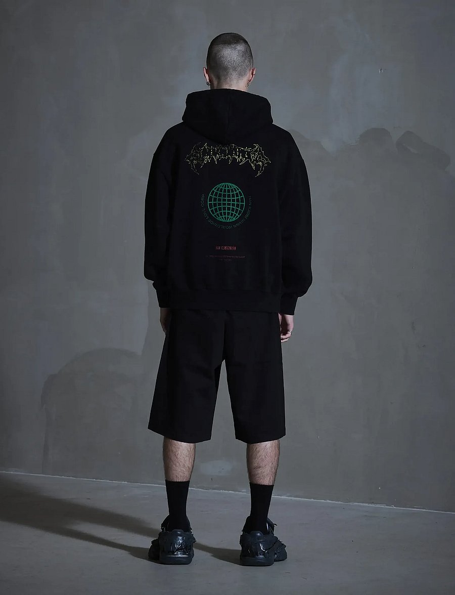 HAN Kjøbenhavn - Love Corp Oversized Hoodie - kapuutsiga dressipluusid - black - 4