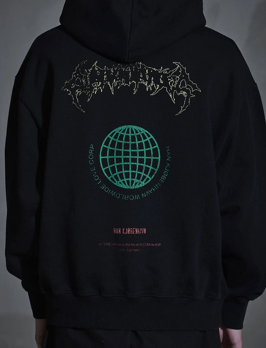 HAN Kjøbenhavn - Love Corp Oversized Hoodie - kapuutsiga dressipluusid - black - 5